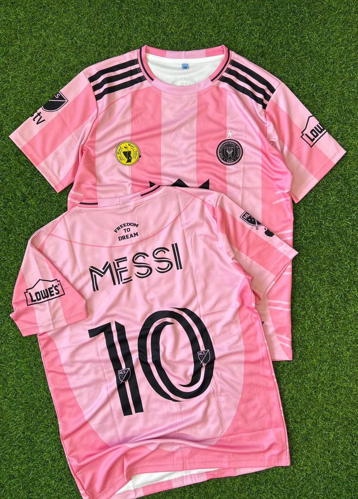 INTER MIAMI 2026-27 SEASON HOME JERSEY, HALF SLEEVE EMBROIDERY