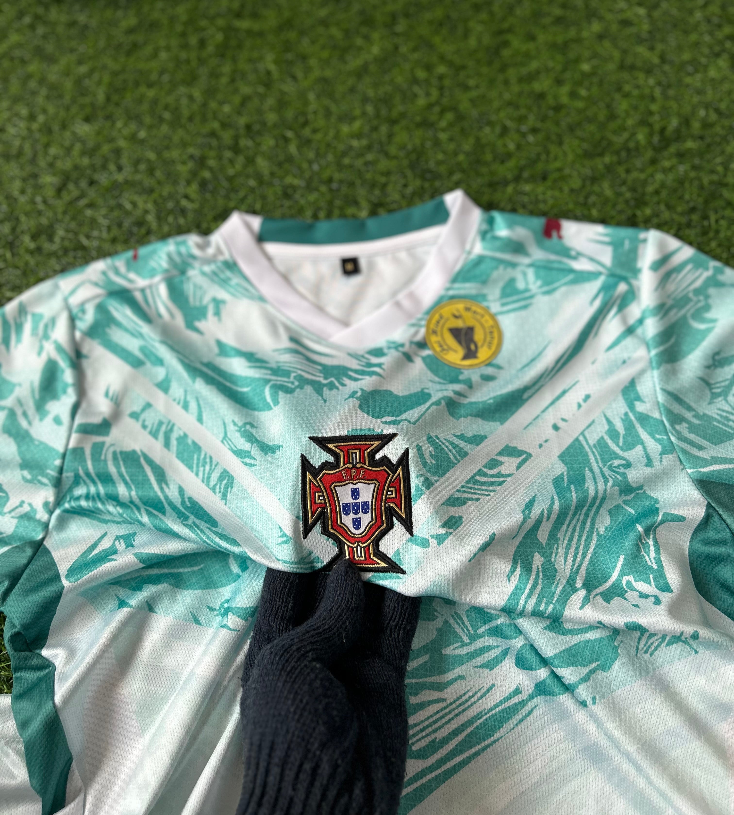 PORTUGAL 2026 WORLD CUP AWAY KIT, HALF SLEEVE  EMBROIDERY ￼