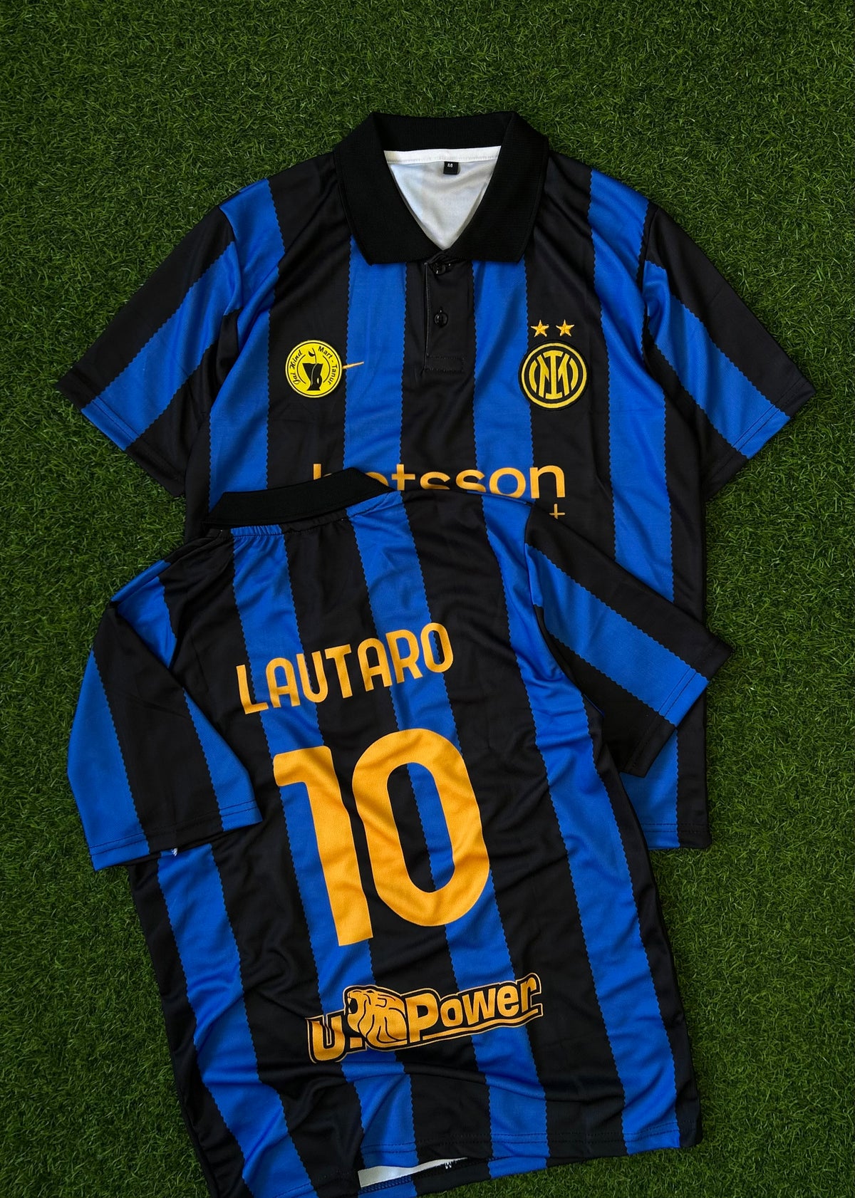 INTER MILAN 2026-27 SEASON HOME JERSEY, HALF SLEEVE POLO EMBROIDERY
