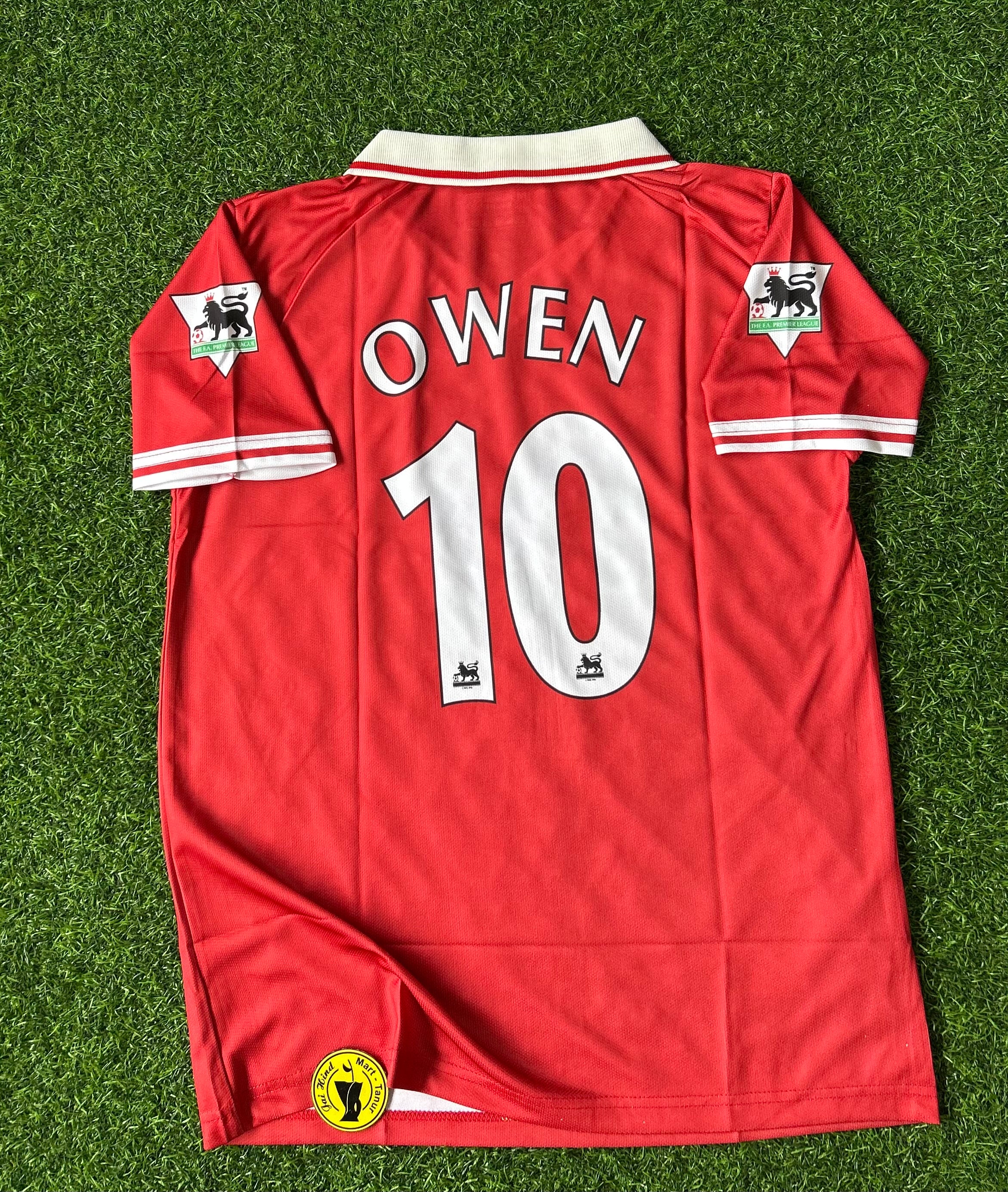 LIVERPOOL 1996-98 HOME KIT, HALF SLEEVE POLO EMBROIDERY