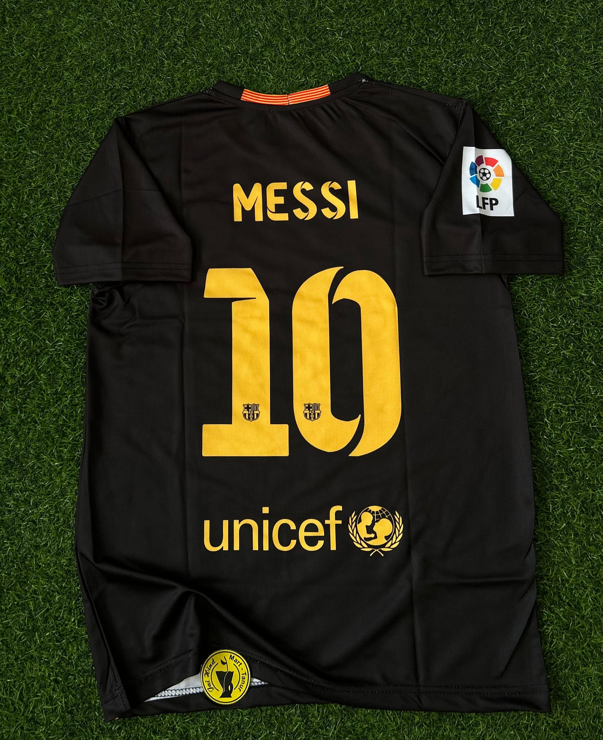 BARCELONA 2013-14 AWAY JERSEY, HALF SLEEVE EMBROIDERY