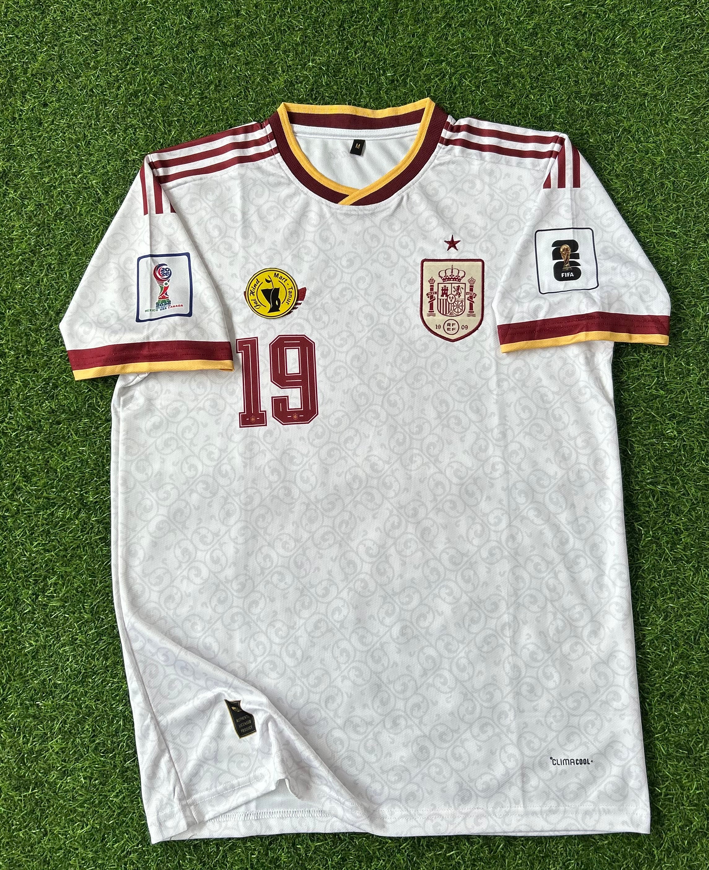 SPAIN 2026 WORLD CUP AWAY KIT, HALF SLEEVE EMBRODERY