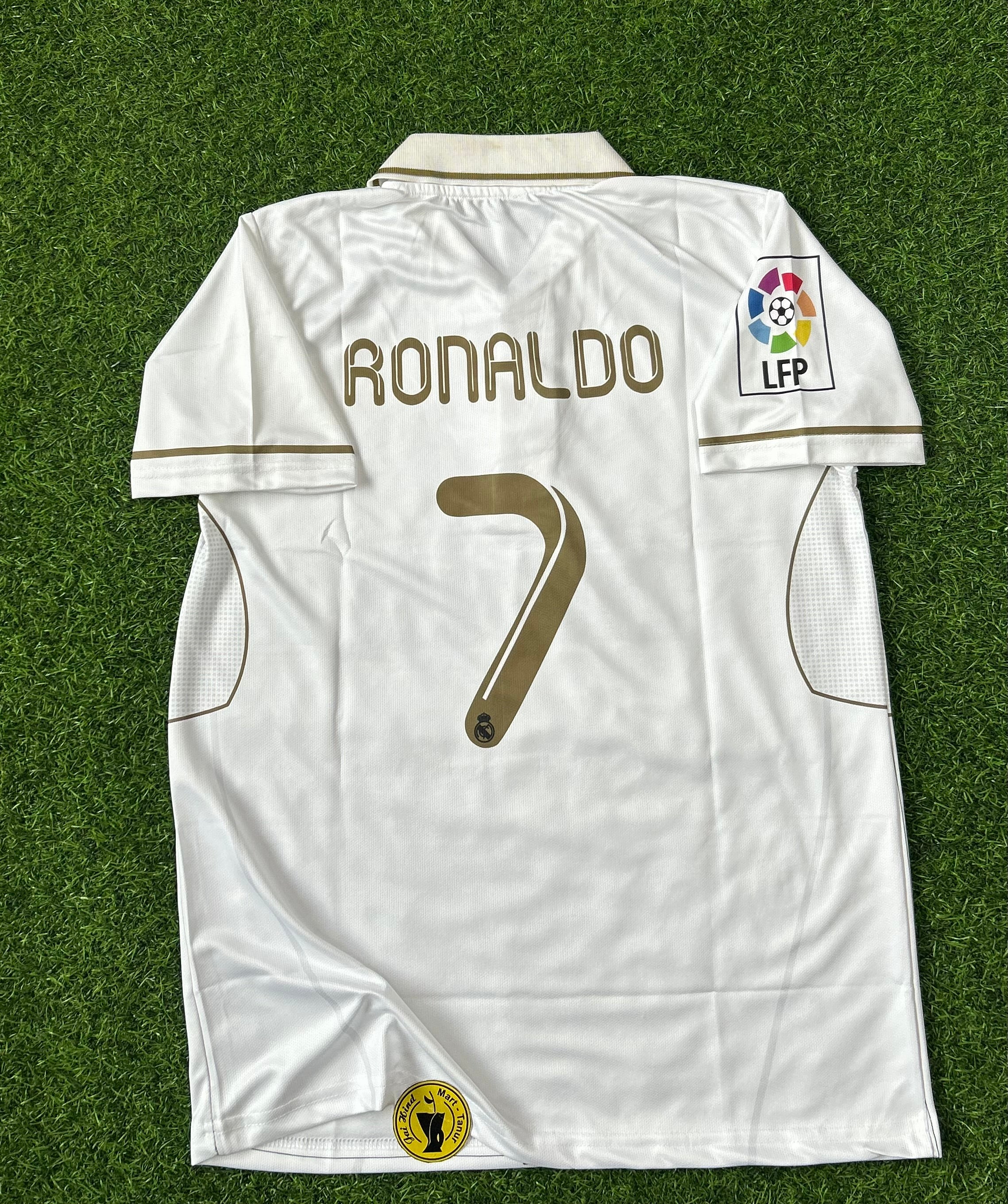 REAL MADRID 2011-12 HOME JERSEY, HALF SLEEVE POLO  SUBLIMATION