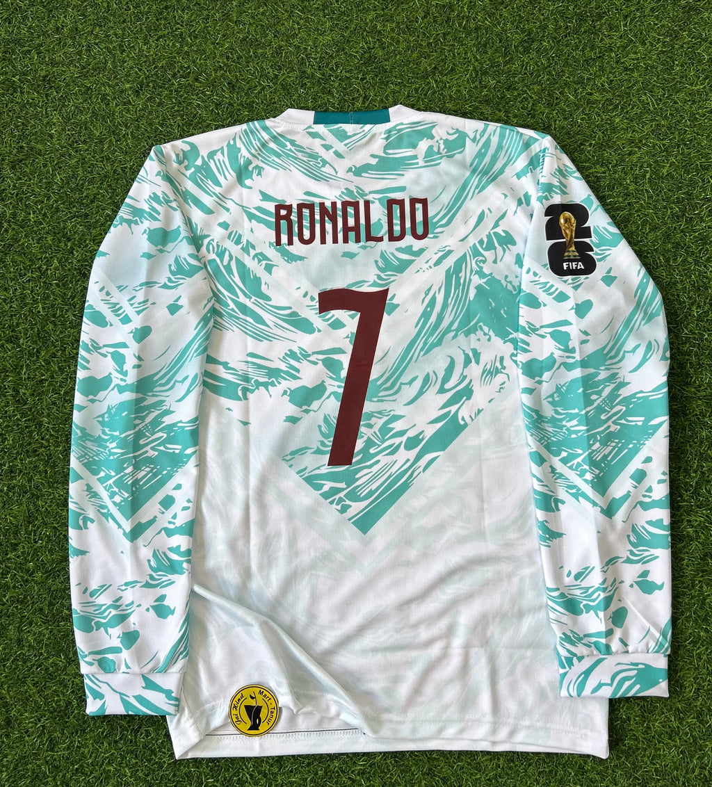 PORTUGAL 2026 WORLD CUP AWAY KIT, FULL SLEEVE EMBROIDERY