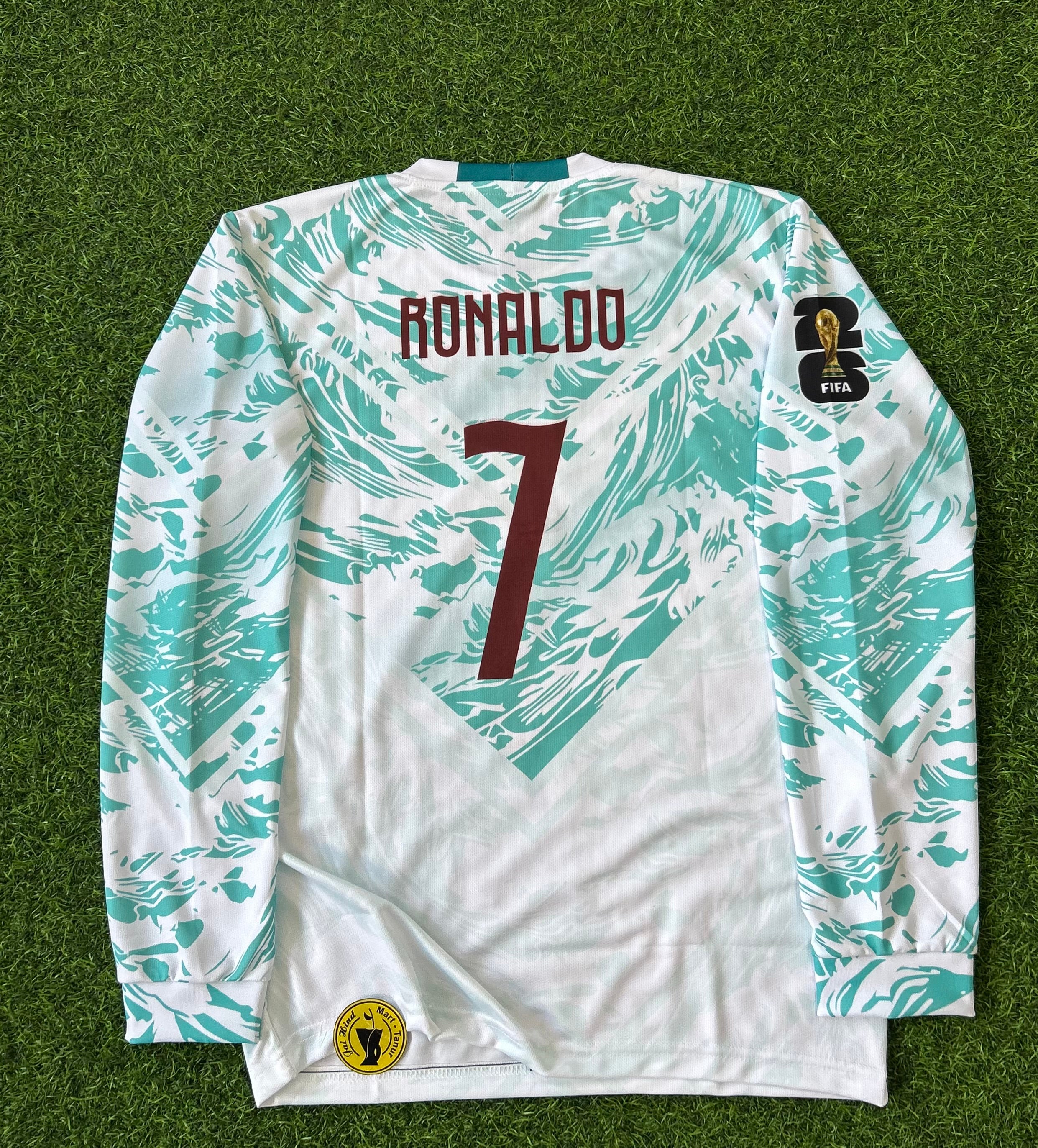 PORTUGAL 2026 WORLD CUP AWAY KIT, FULL SLEEVE EMBROIDERY