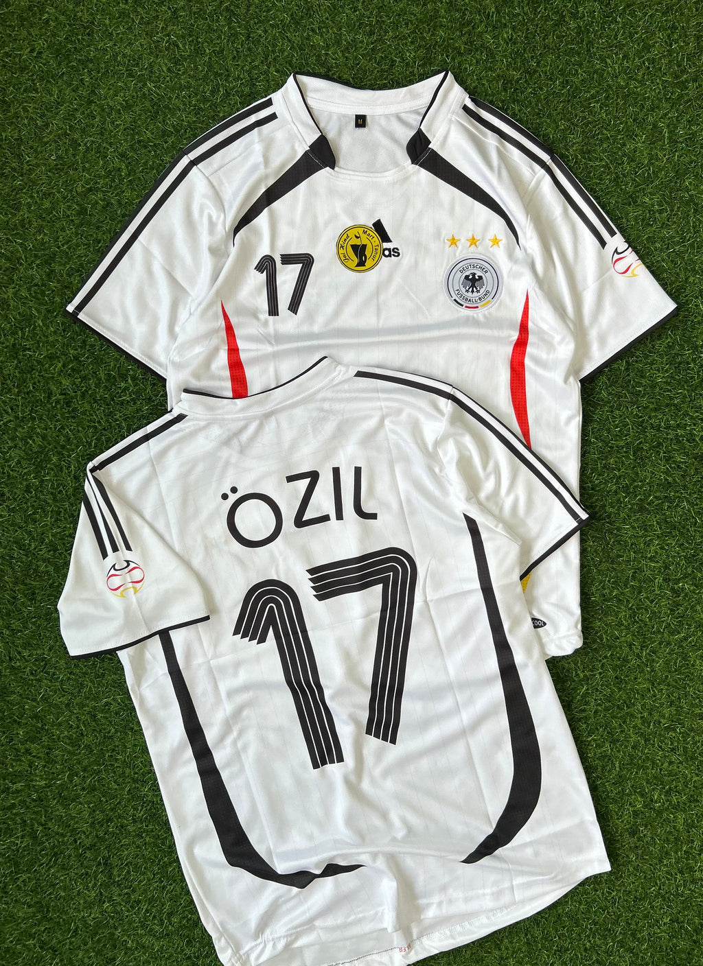 GERMANY 2006 HOME JERSEY, HALF SLEEVE  EMBROIDERY  OG NECK