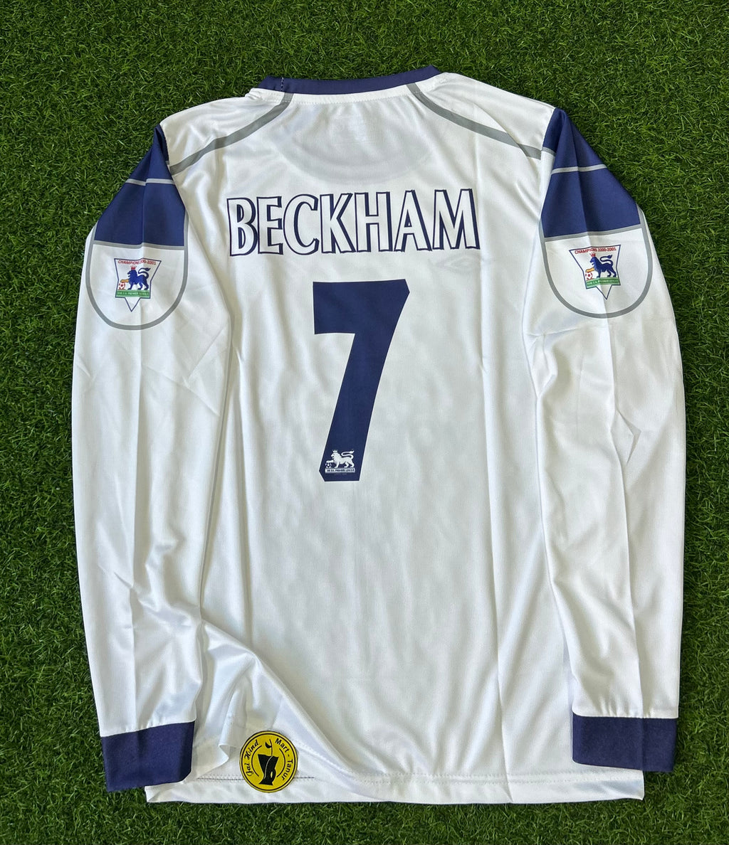 MAN UNITED 2000-01 AWAY JERSEY, FULL SLEEVE EMBROIDERY
