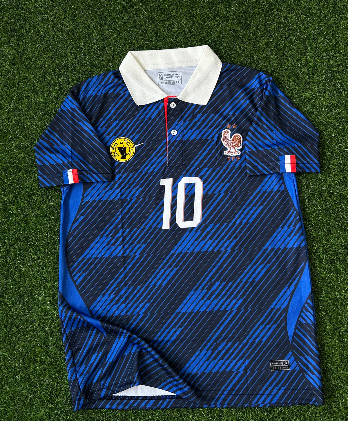FRANCE 2026 HOME JERSEY, HALF SLEEVE POLO EMBROIDERY