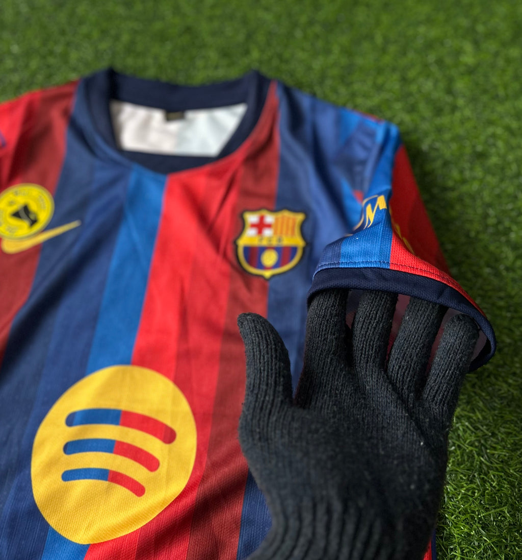 BARCELONA 2026-27 SEASON HOME KIT, HALF SLEEVE EMBROIDERY