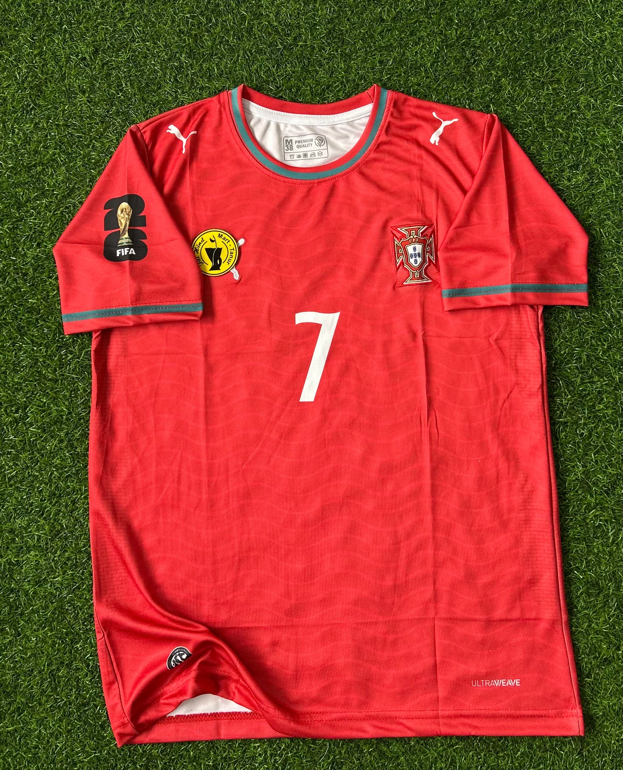 PORTUGAL 2026 WORLD CUP HOME KIT, HALF SLEEVE EMBROIDERY