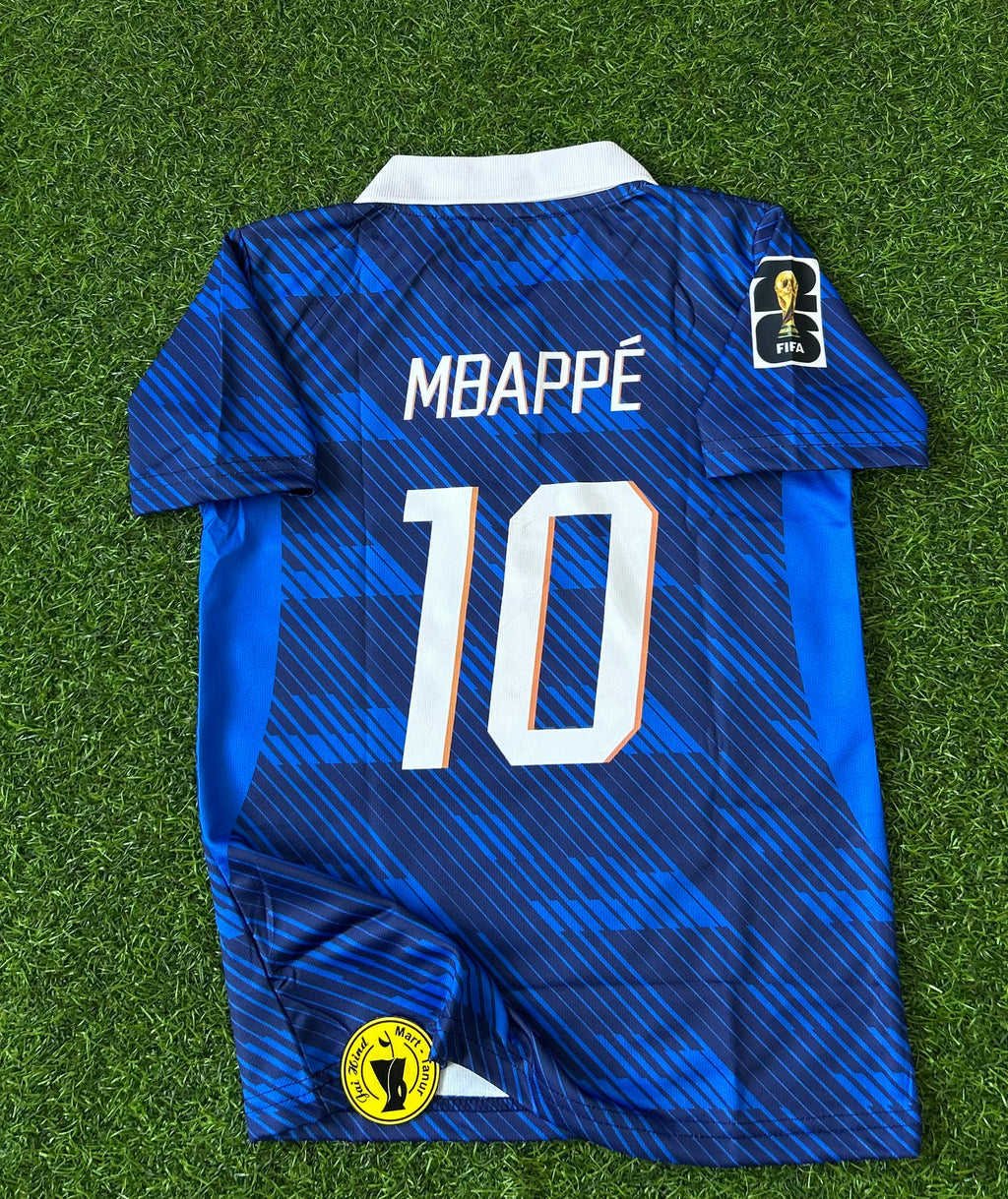FRANCE 2026 WORLD CUP HOME KIT, HALF SLEEVE POLO SUBLIMATION (KID SIZE)