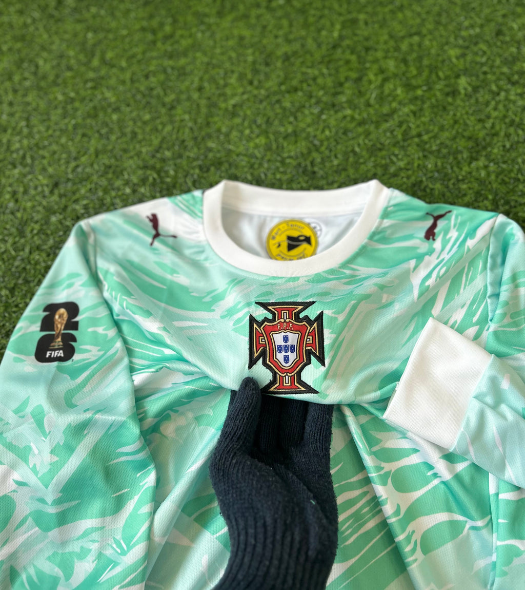 PORTUGAL 2026 WORLD CUP AWAY KIT, FULL SLEEVE EMBROIDERY