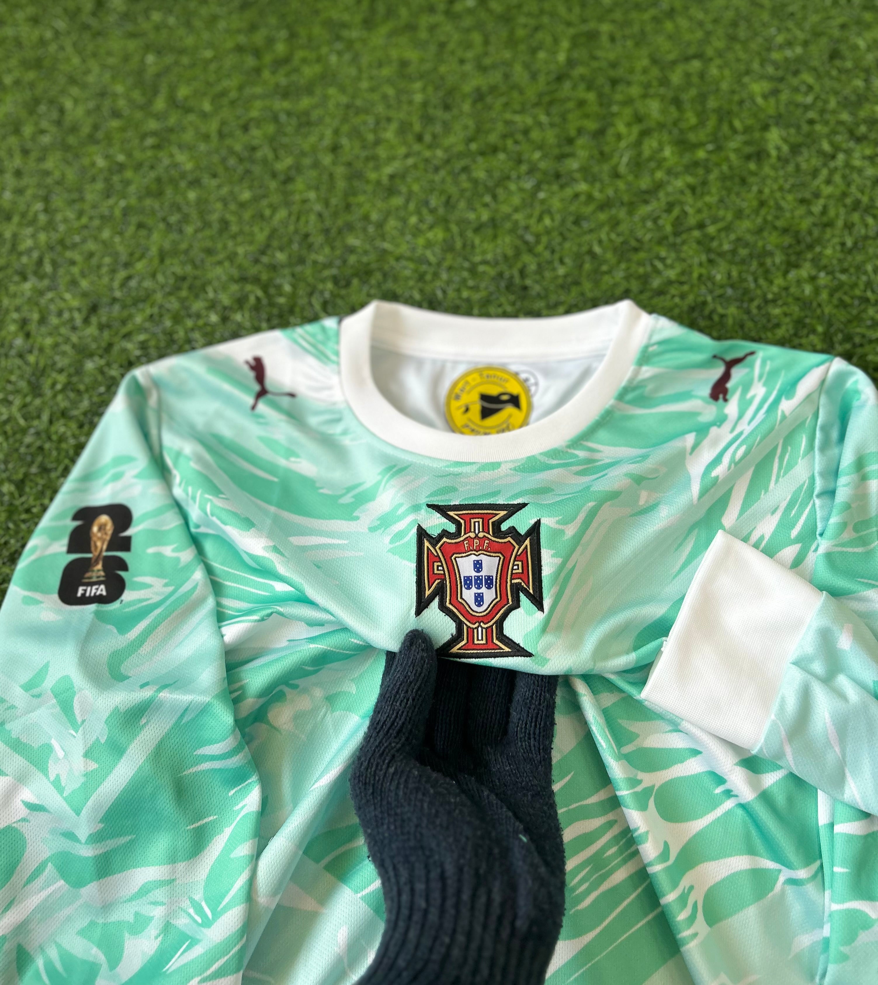 PORTUGAL 2026 WORLD CUP AWAY KIT, FULL SLEEVE EMBROIDERY