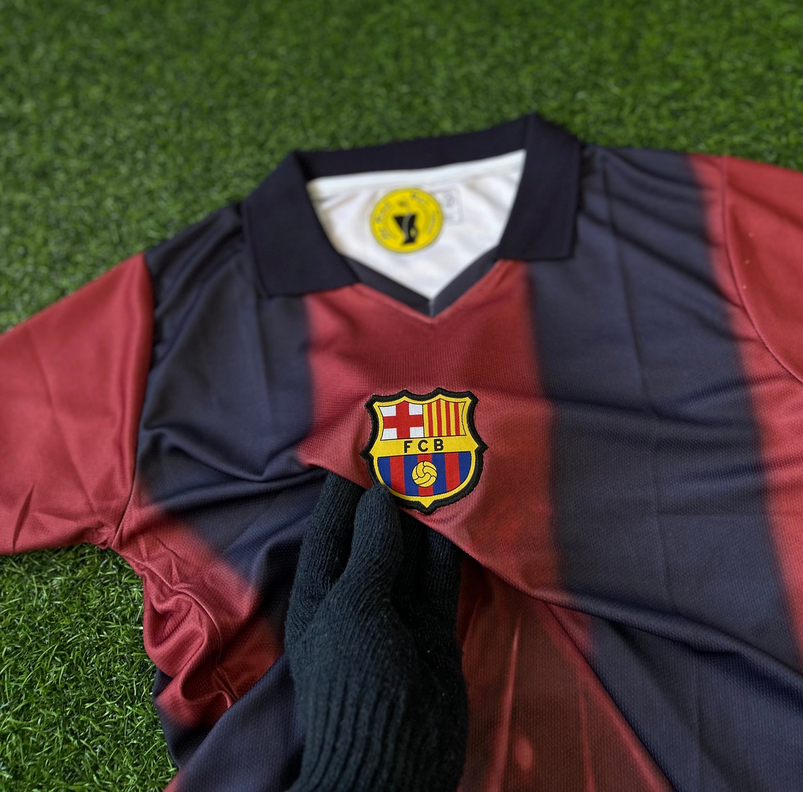 BARCELONA x TRAVIS SCOTT JERSEY, POLO HALF SLEEVE EMBROIDERY