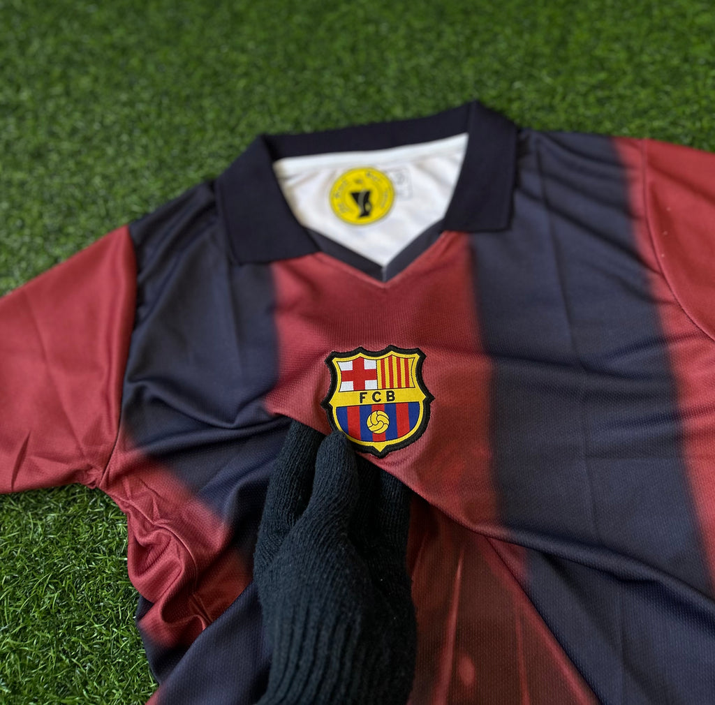BARCELONA x TRAVIS SCOTT JERSEY, POLO HALF SLEEVE EMBROIDERY