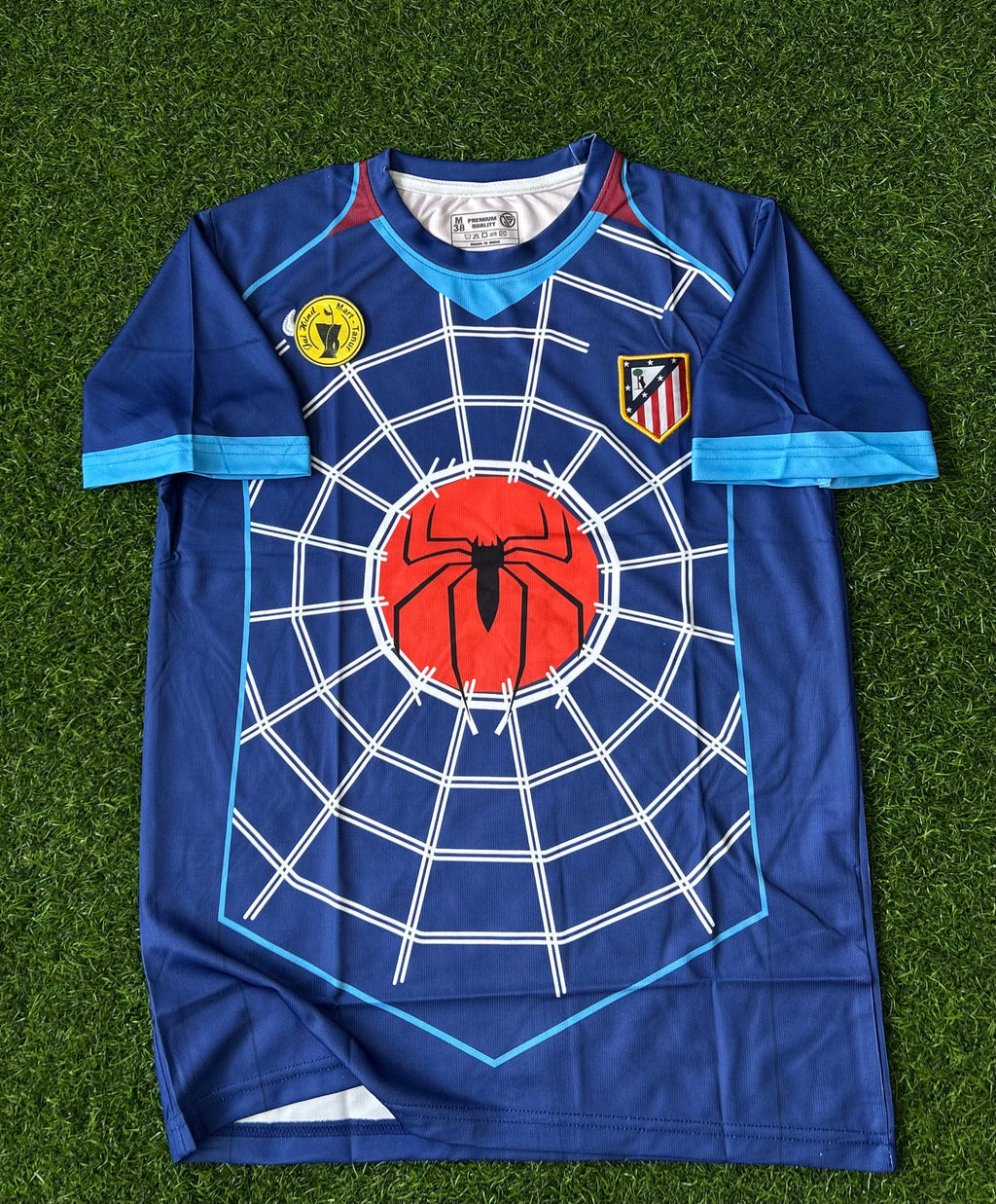 ATLETICO MADRID 2004-05 AWAY JERSEY, HALF SLEEVE  EMBROIDERY