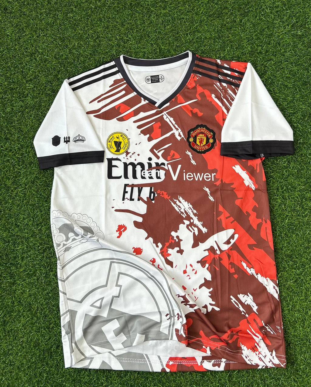 REAL MADRID x MAN UNITED SPECIAL KIT.HALFSLEEVE EMBROIDERY