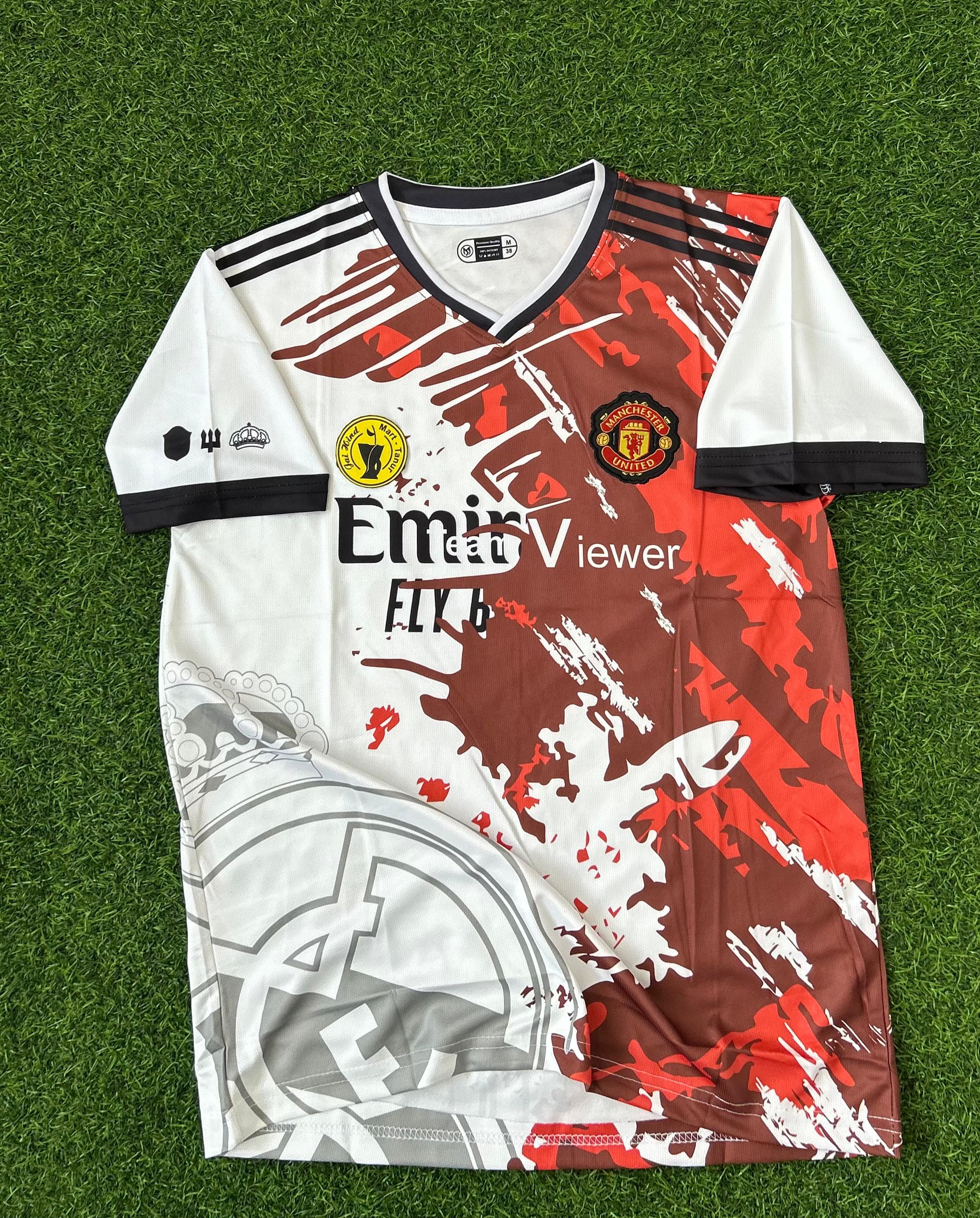 REAL MADRID x MAN UNITED SPECIAL KIT.HALFSLEEVE EMBROIDERY