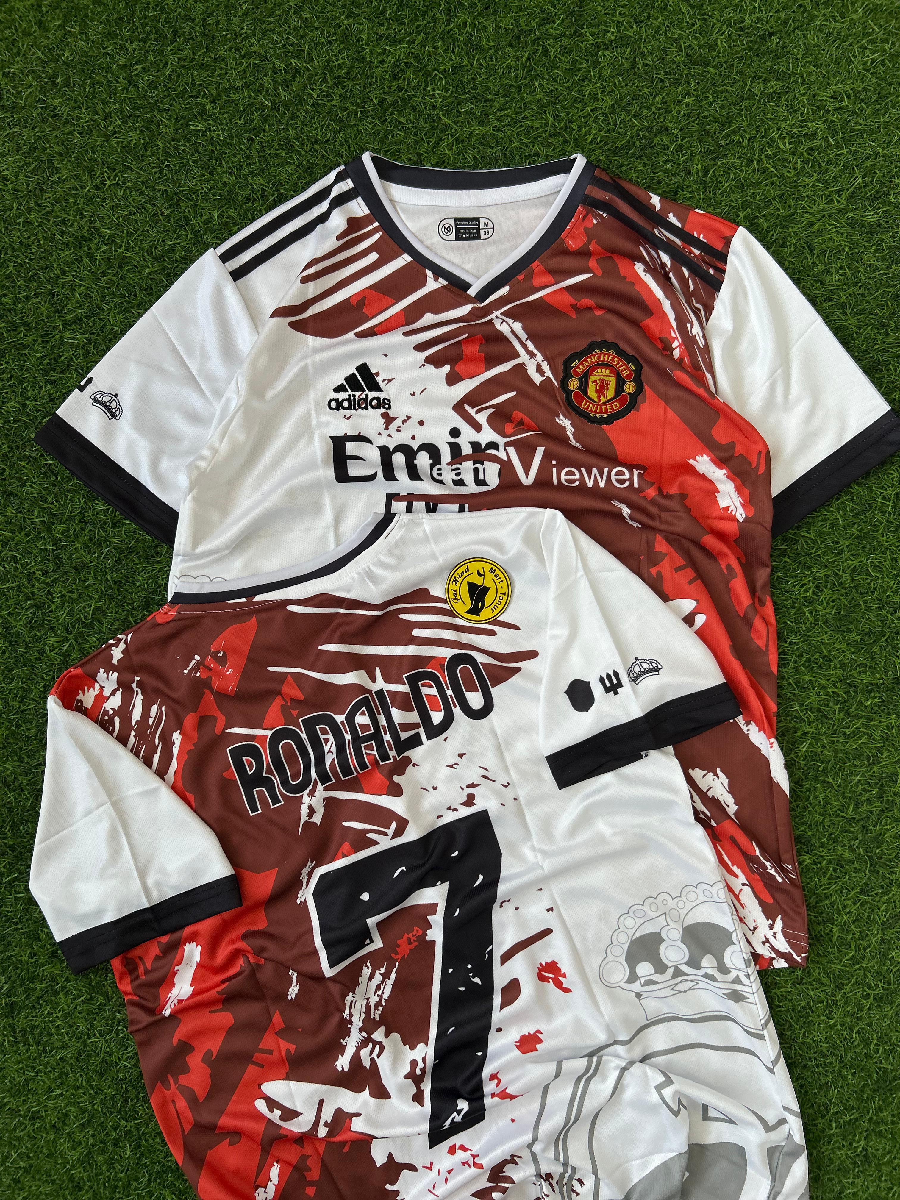 REAL MADRID x MAN UNITED SPECIAL KIT.HALFSLEEVE EMBROIDERY