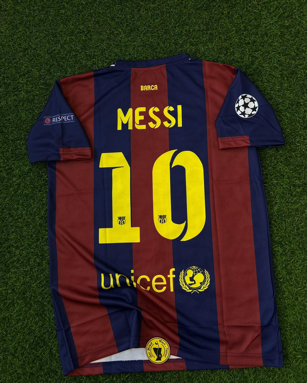 BARCELONA 2014-15 HOME KIT . HALFSLEEVE EMBROIDERY
