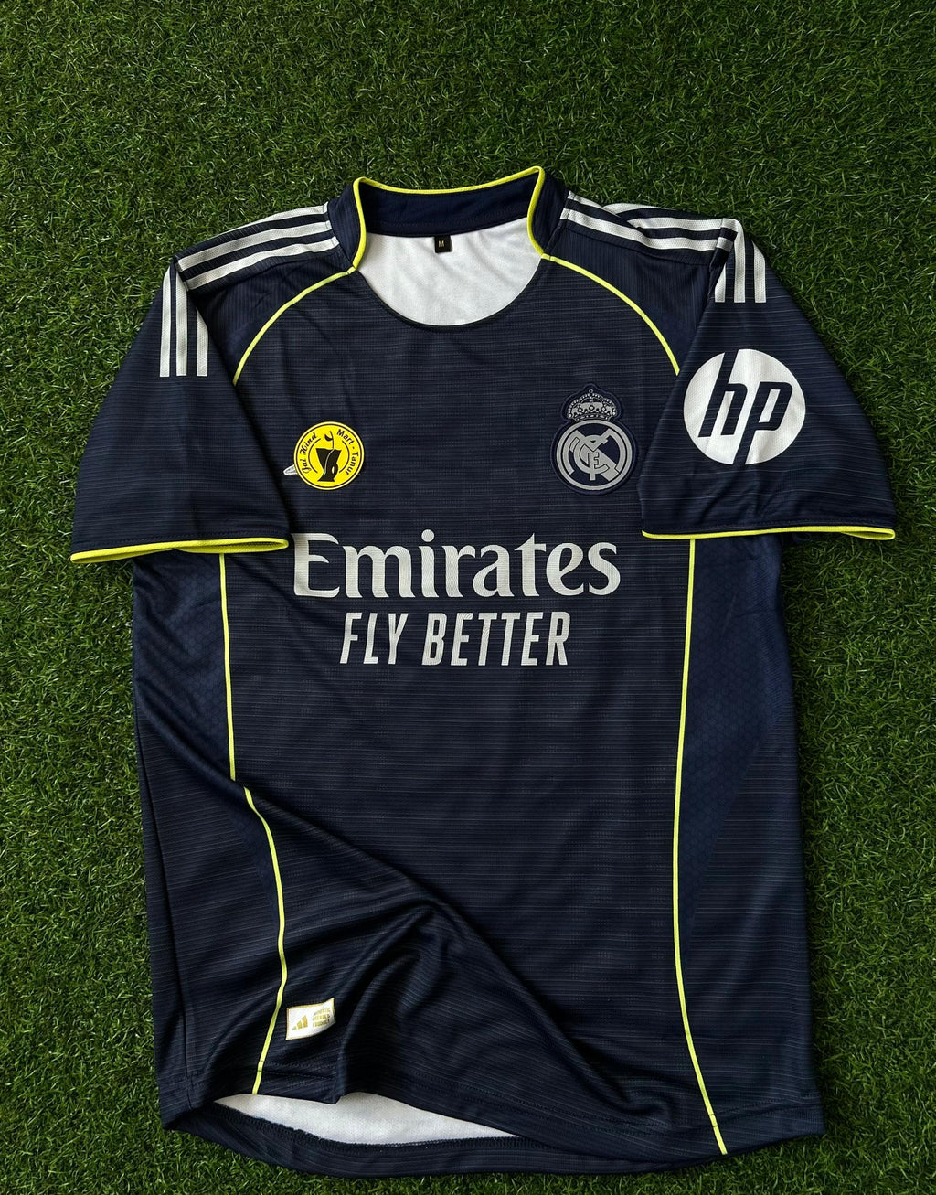 REAL MADRID 2025-26 SEASON AWAY KIT. HALFSLEEVE EMBROIDERY