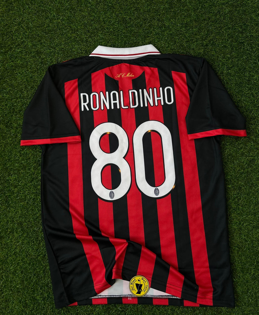 AC MILAN 1999 CENTENARY HOME. HALFSLEEVE POLO SUBLIMATION
