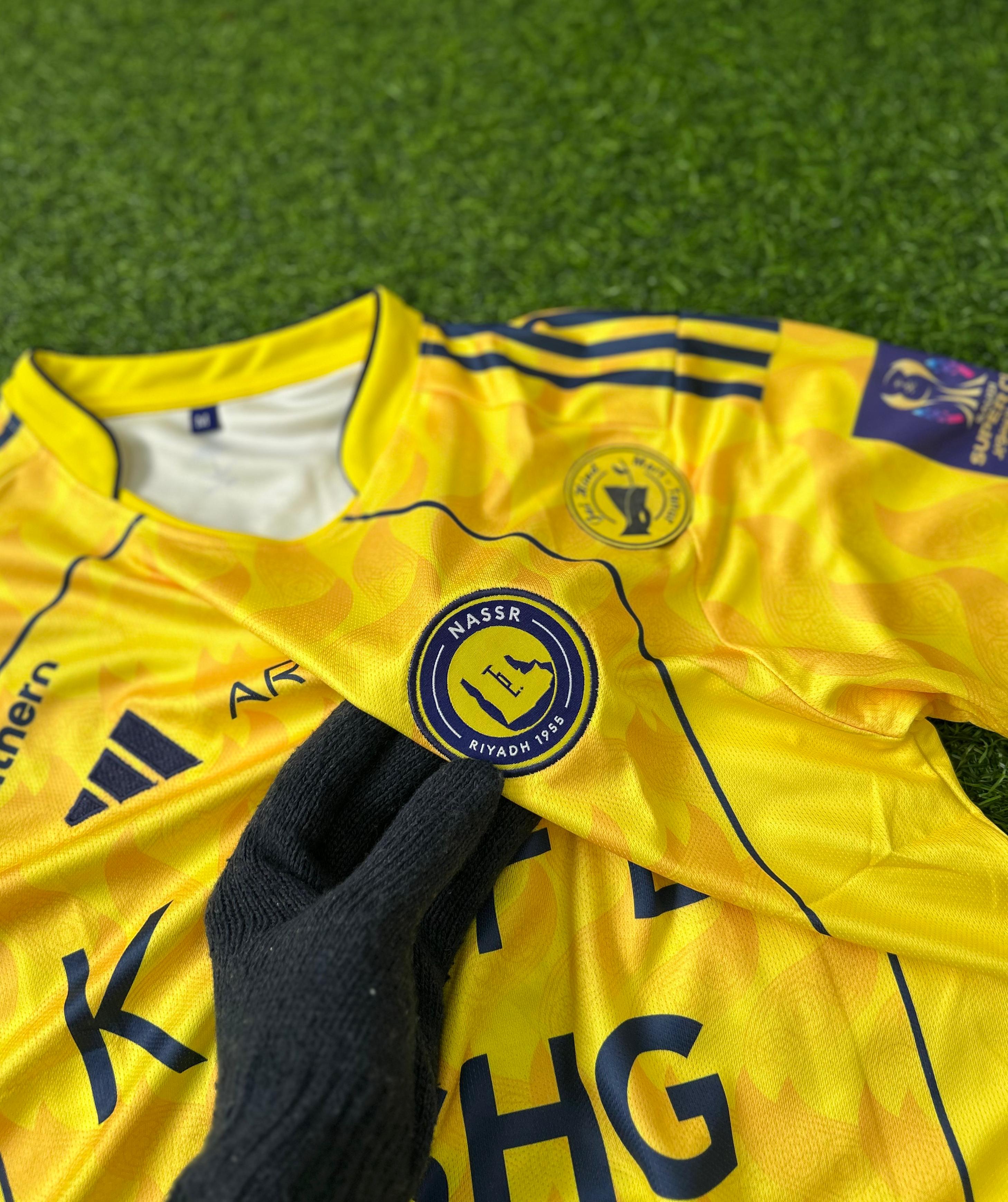 AL-NASSR 2025-26 SEASON HOME KIT.HALFSLEEVE EMBROIDERY