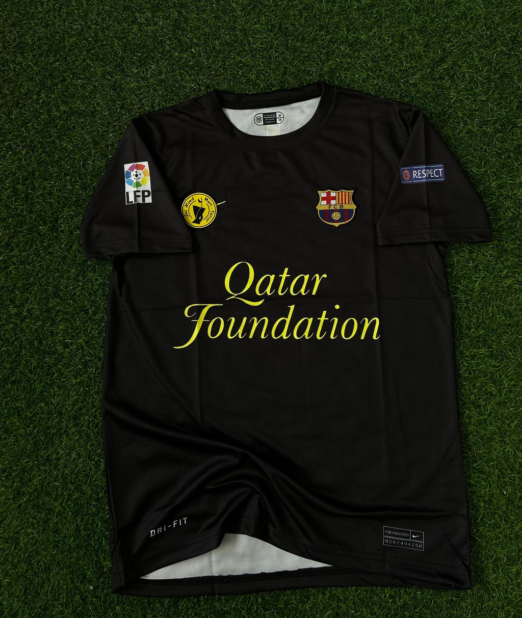 BARCELONA 2011-12 SEASON AWAY JERSEY .HALFSLEEVE EMBROIDERY