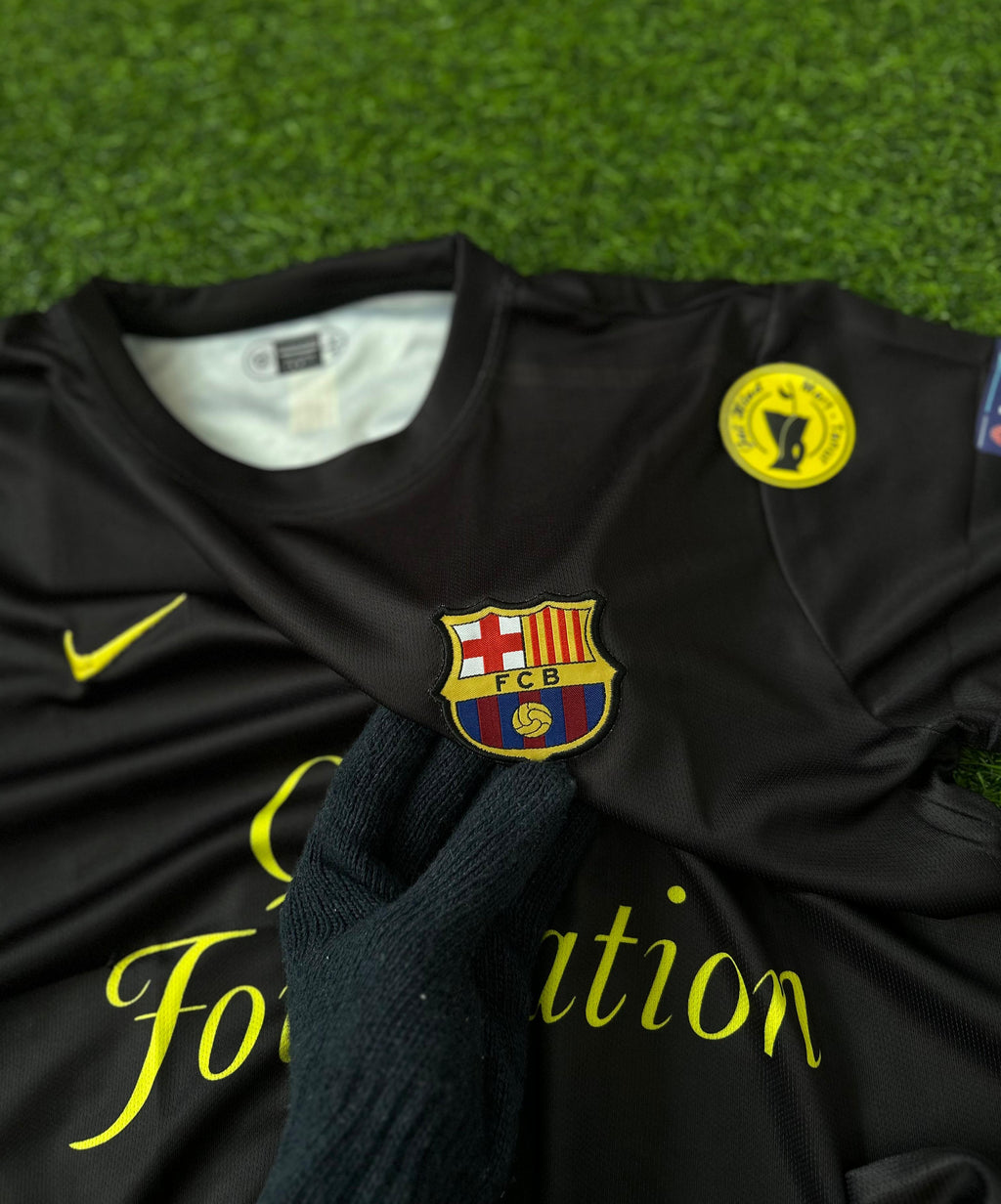 BARCELONA 2011-12 SEASON AWAY JERSEY .HALFSLEEVE EMBROIDERY