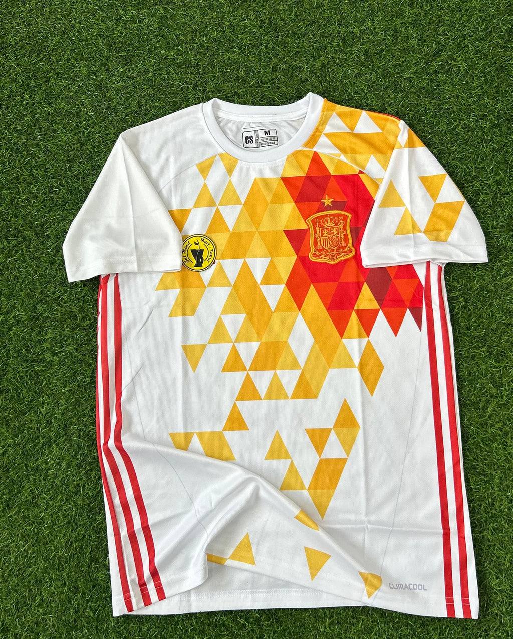 SPAIN 2016-17 AWAY KIT.HALFSLEEVE EMBROIDERY