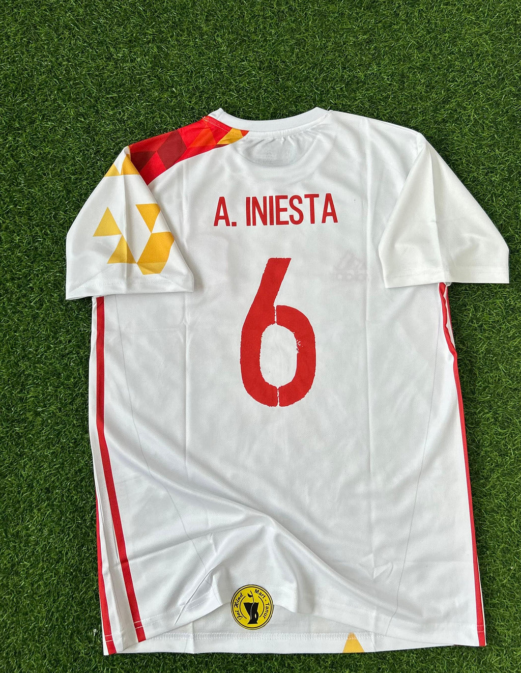 SPAIN 2016-17 AWAY KIT.HALFSLEEVE EMBROIDERY