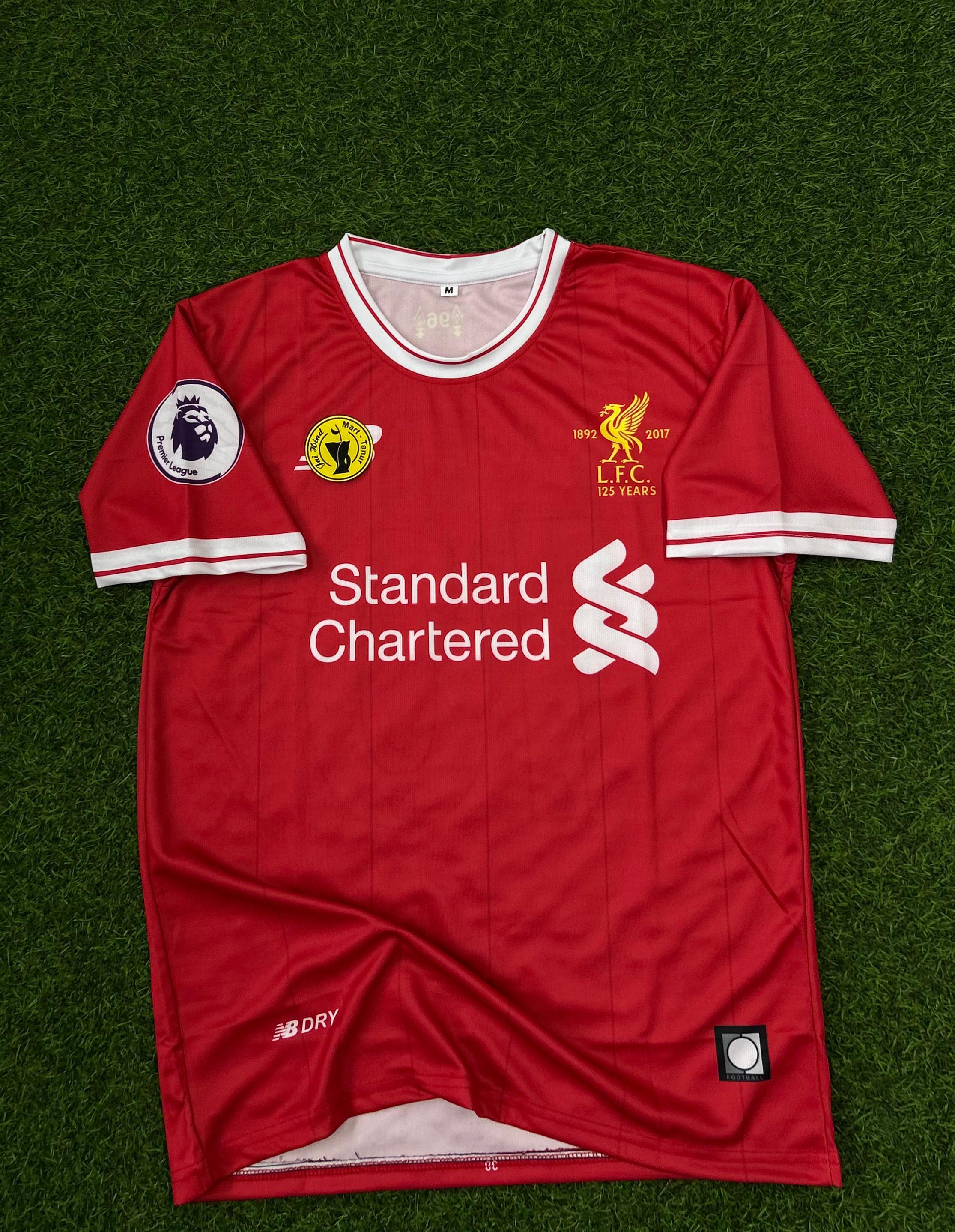 LIVERPOOL 2017-18 SEASON HOME KIT.HALFSLEEVE SUBLIMATION