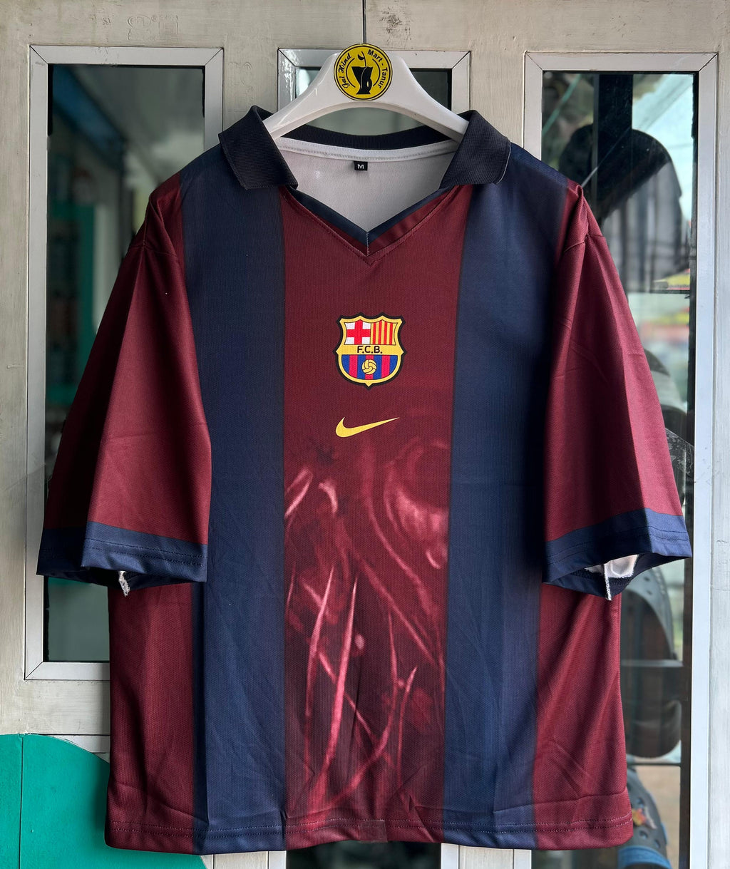 BARCELONA x TRAVISCOTT EDITION .FIVESLEEVE POLO SUBLIMATION