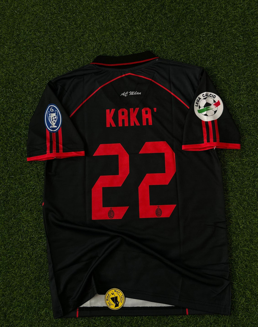 AC MILAN 2005-06 SEASON THIRD KIT .HALFSLEEVE SUBLIMATION POLO