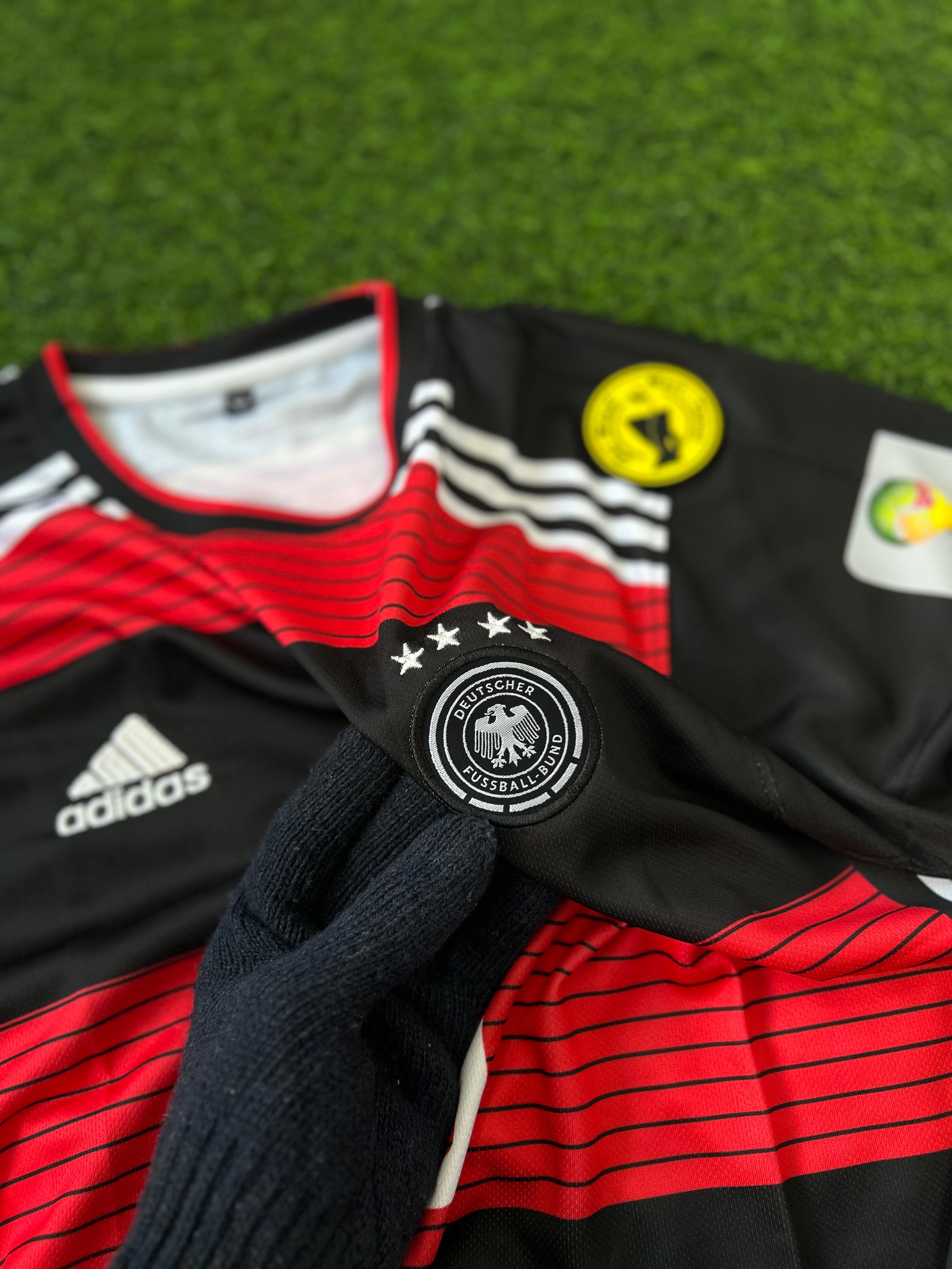 GERMANY 2014 WORLD CUP AWAY KIT. HALFSLEEVE EMBROIDERY