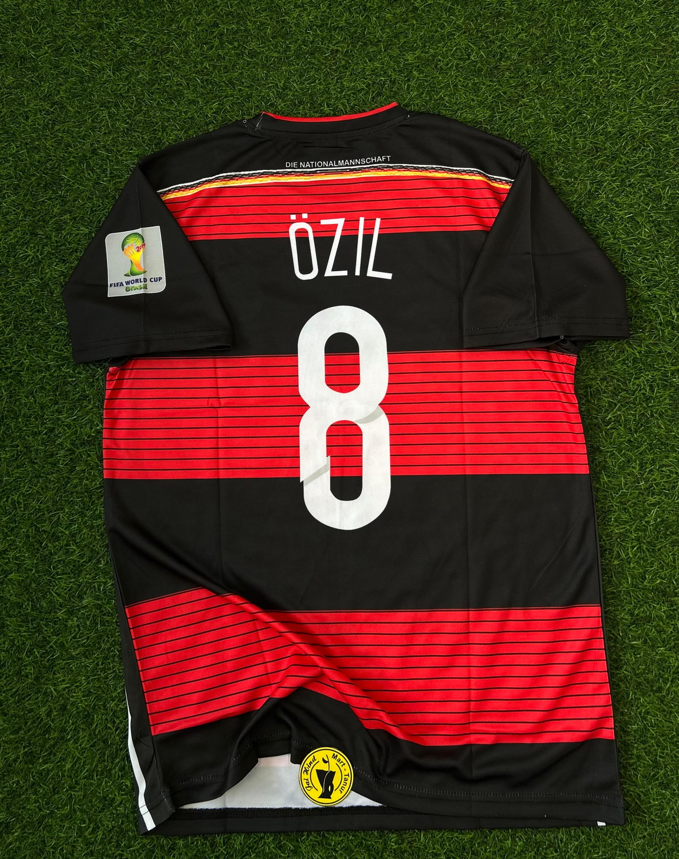 GERMANY 2014 WORLD CUP AWAY KIT. HALFSLEEVE EMBROIDERY