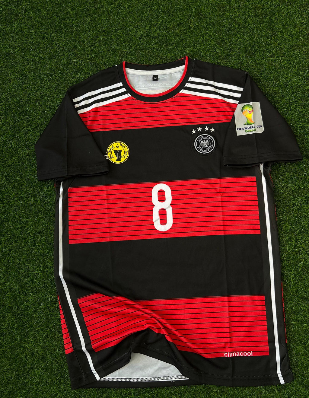 GERMANY 2014 WORLD CUP AWAY KIT. HALFSLEEVE EMBROIDERY