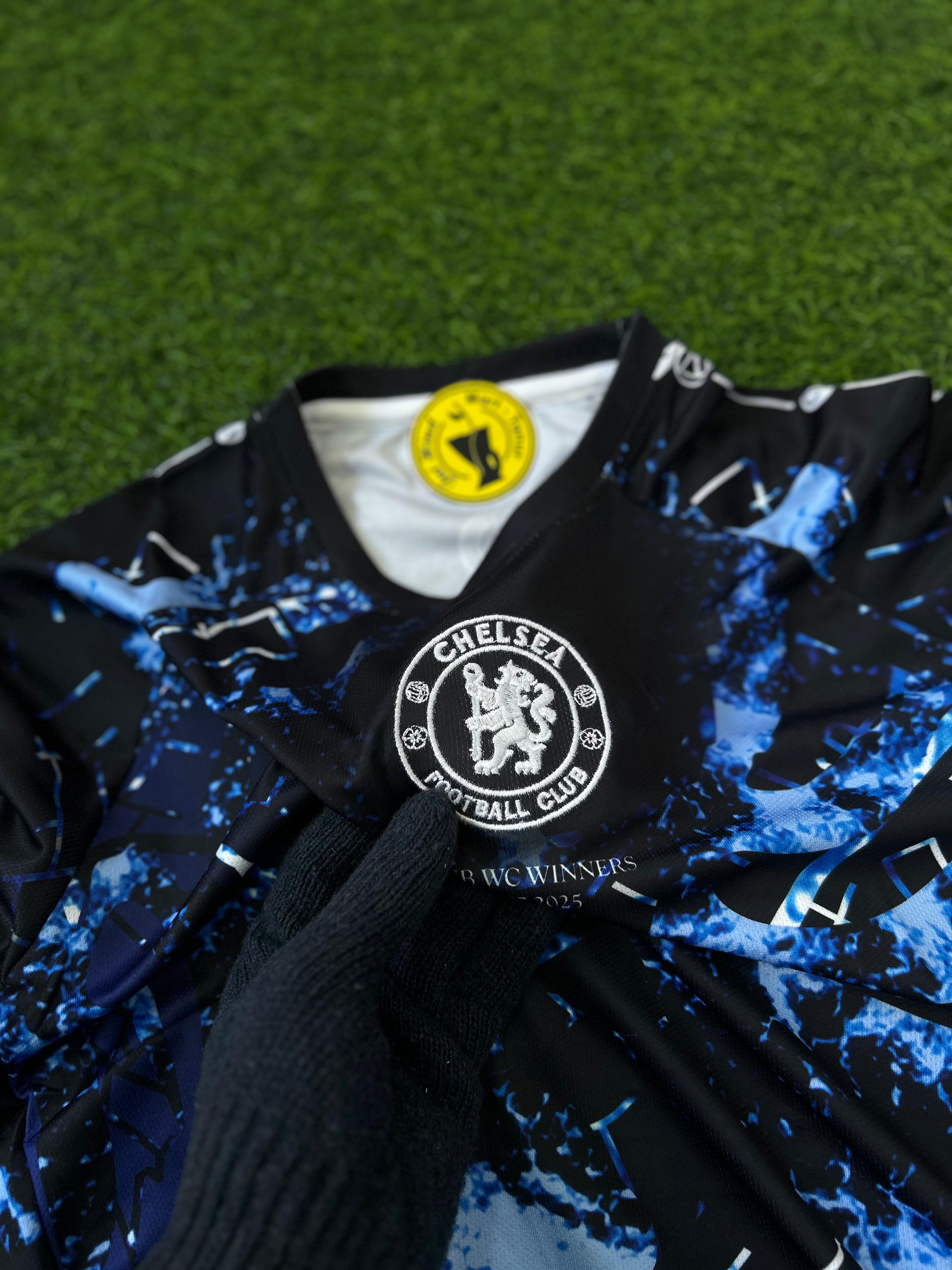 CHELSEA 'ICE COLD EDITION' LIMITED EDITION JERSEY.HALFSLEEVE EMBROIDERY