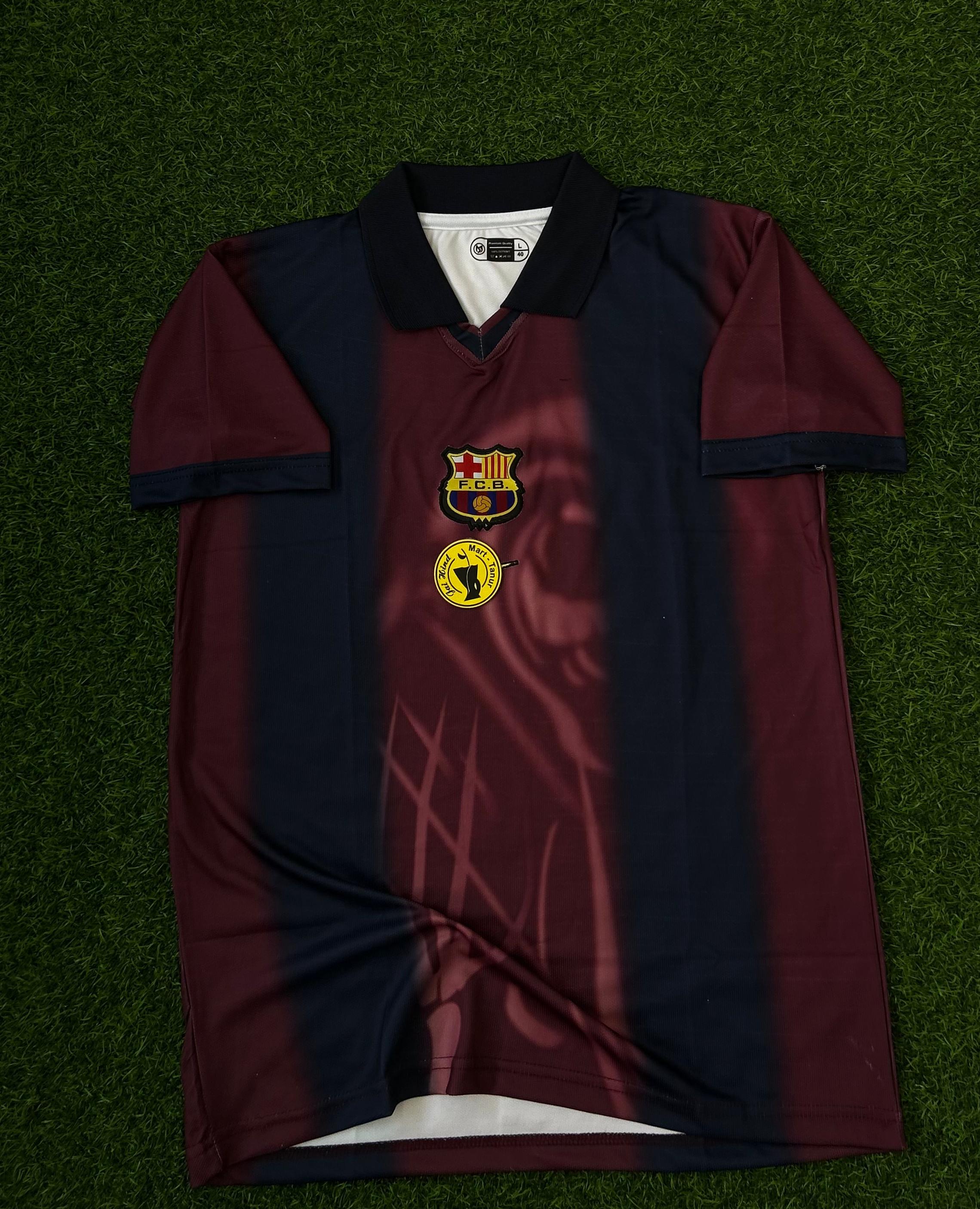 BARCELONA 2025-26 SEASON TRAVISCOTT EDITION .HALFSLEEVE POLO EMBROIDERY