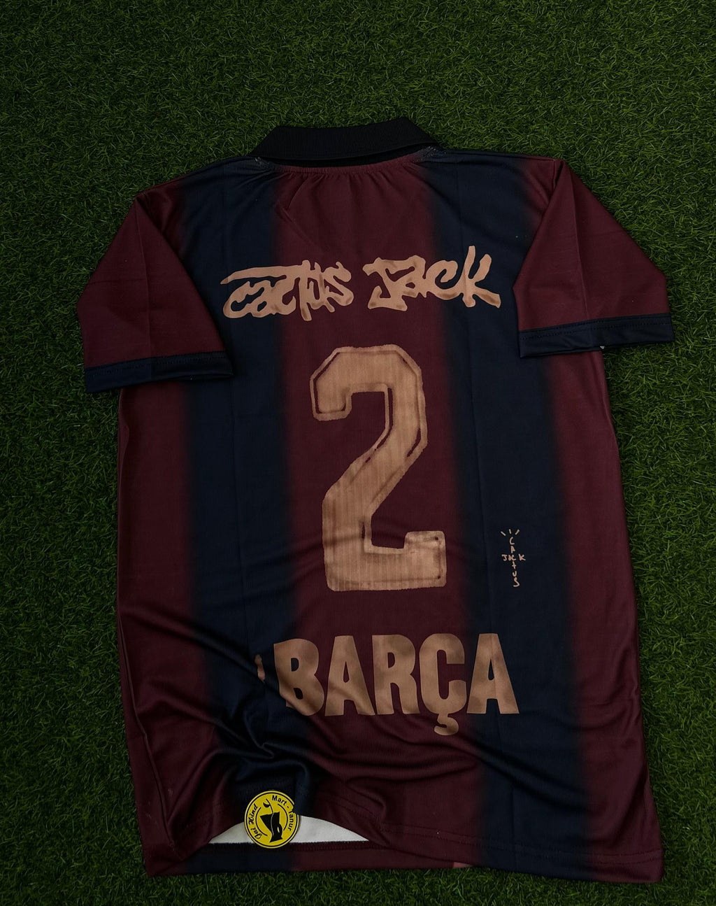 BARCELONA 2025-26 SEASON TRAVISCOTT EDITION .HALFSLEEVE POLO EMBROIDERY