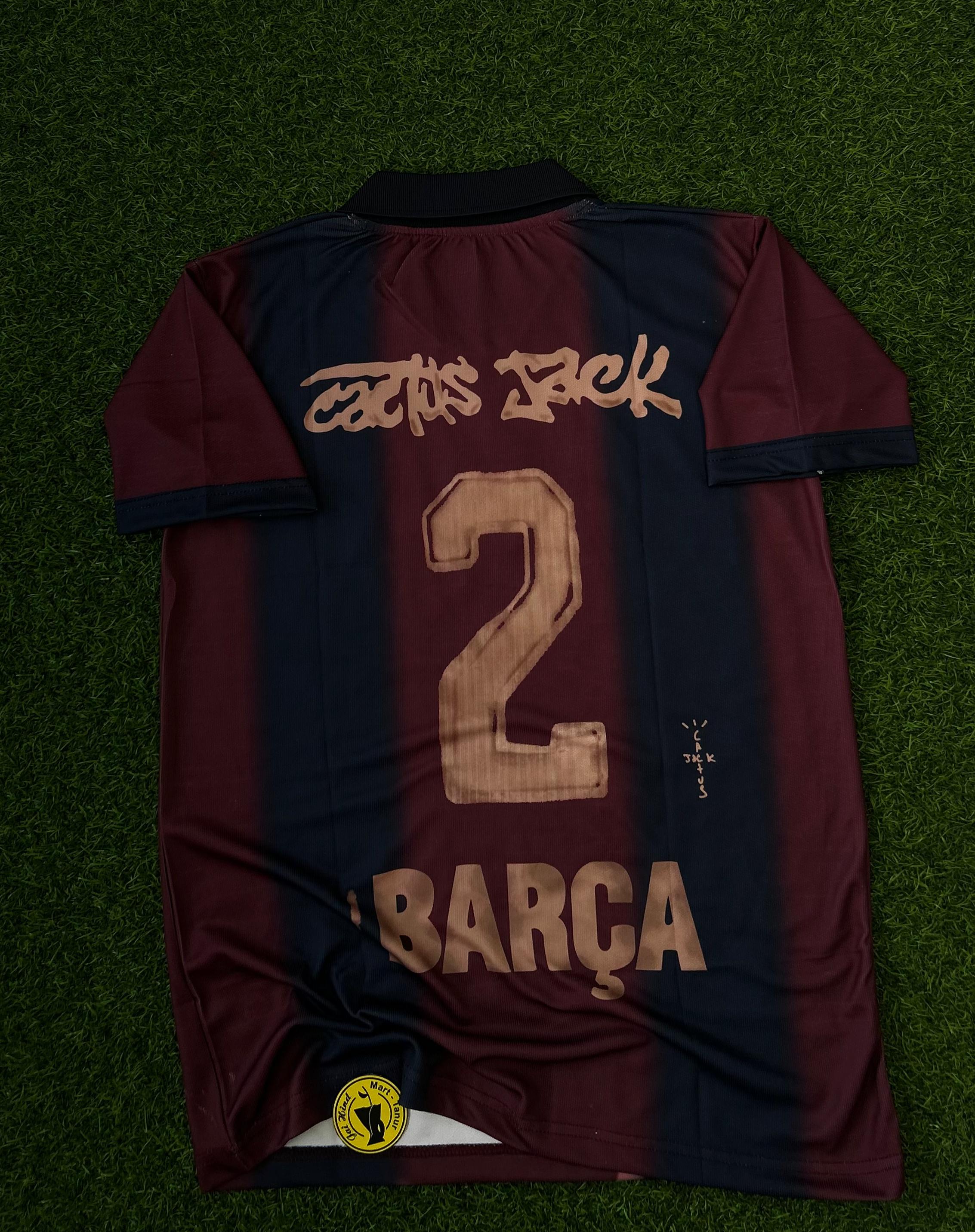 BARCELONA 2025-26 SEASON TRAVISCOTT EDITION .HALFSLEEVE POLO EMBROIDERY