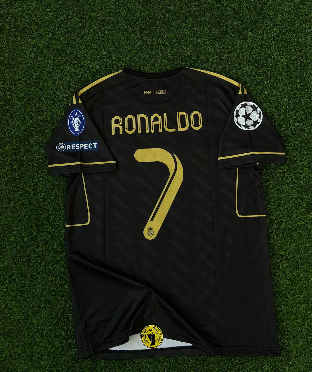 REAL MADRID 2011-12 SEASON AWAY KIT.HALFSLEEVE EMBROIDERY