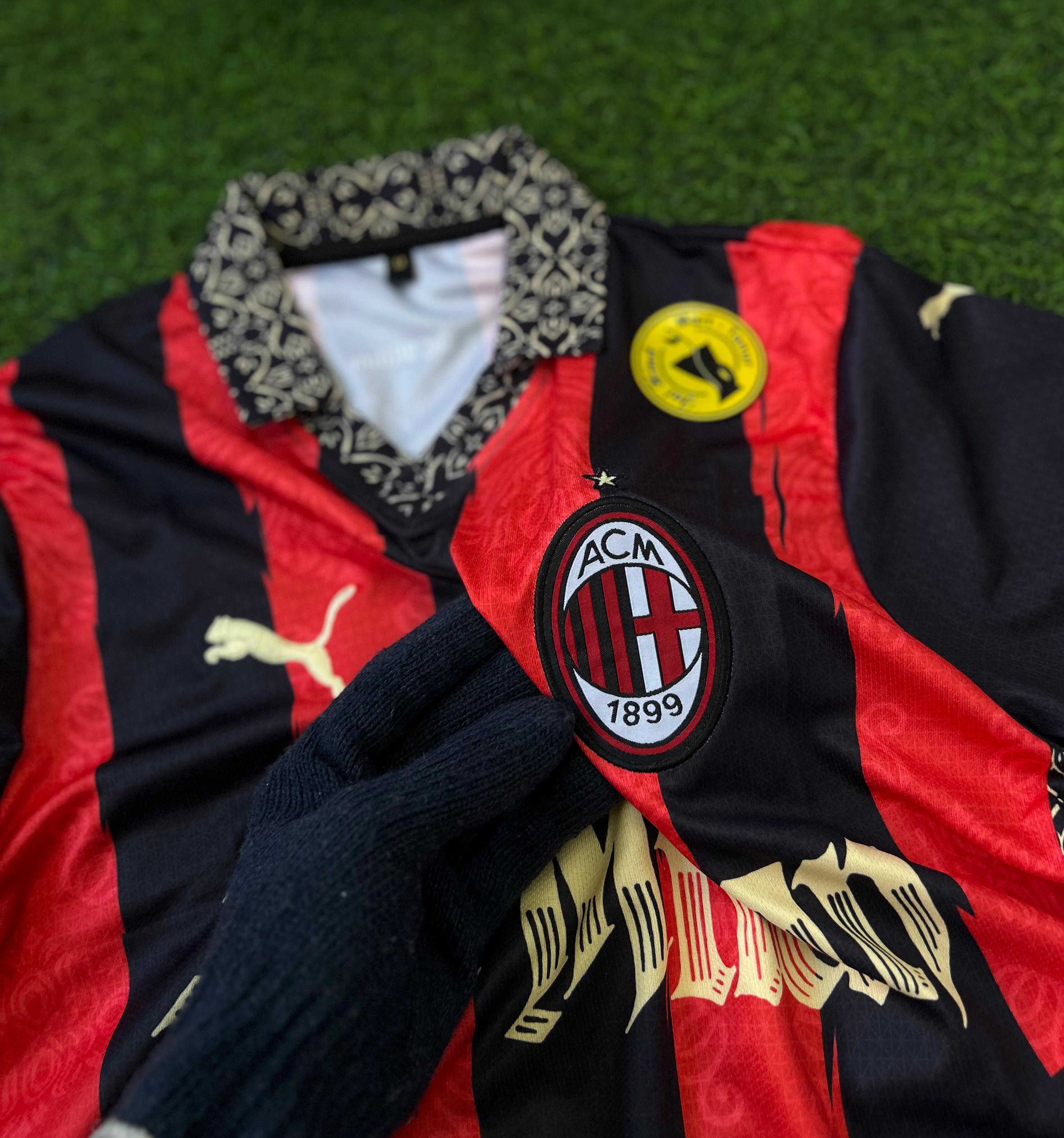 AC Milan 25/26 Home – Special Edition  Ronaldinhoonaldinho Polo T-Shirt (Retro Edition)