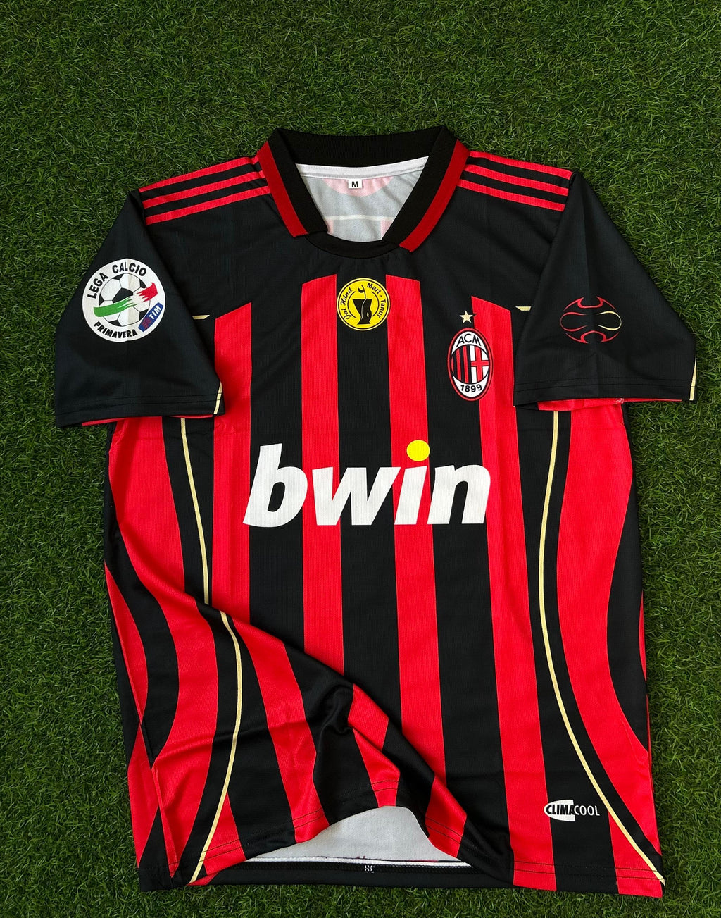 AC MILAN 2006-07 SEASON HOME KIT. HALFSLEEVE POLO SUBLIMATION