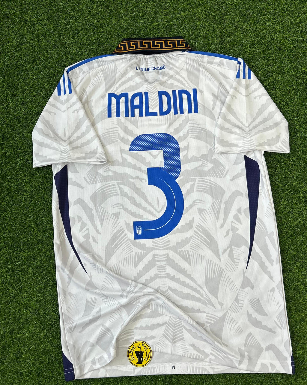 ITALY × GUCCI (2024–25) – SPECIAL EDITION MALDINI EDITION Retro Polo T-Shirt (Half Sleeve, Embroidered)
