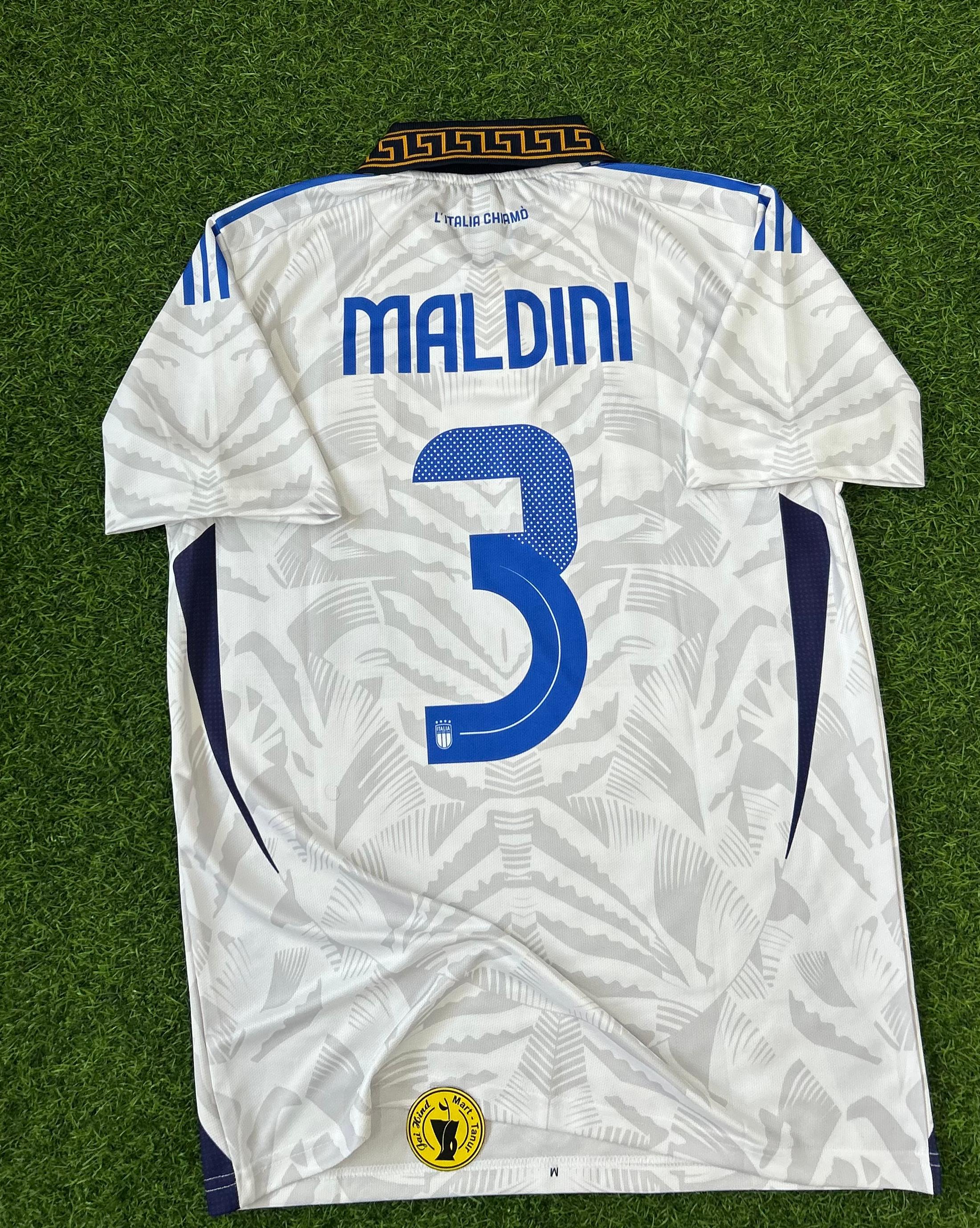 ITALY × GUCCI (2024–25) – SPECIAL EDITION MALDINI EDITION Retro Polo T-Shirt (Half Sleeve, Embroidered)