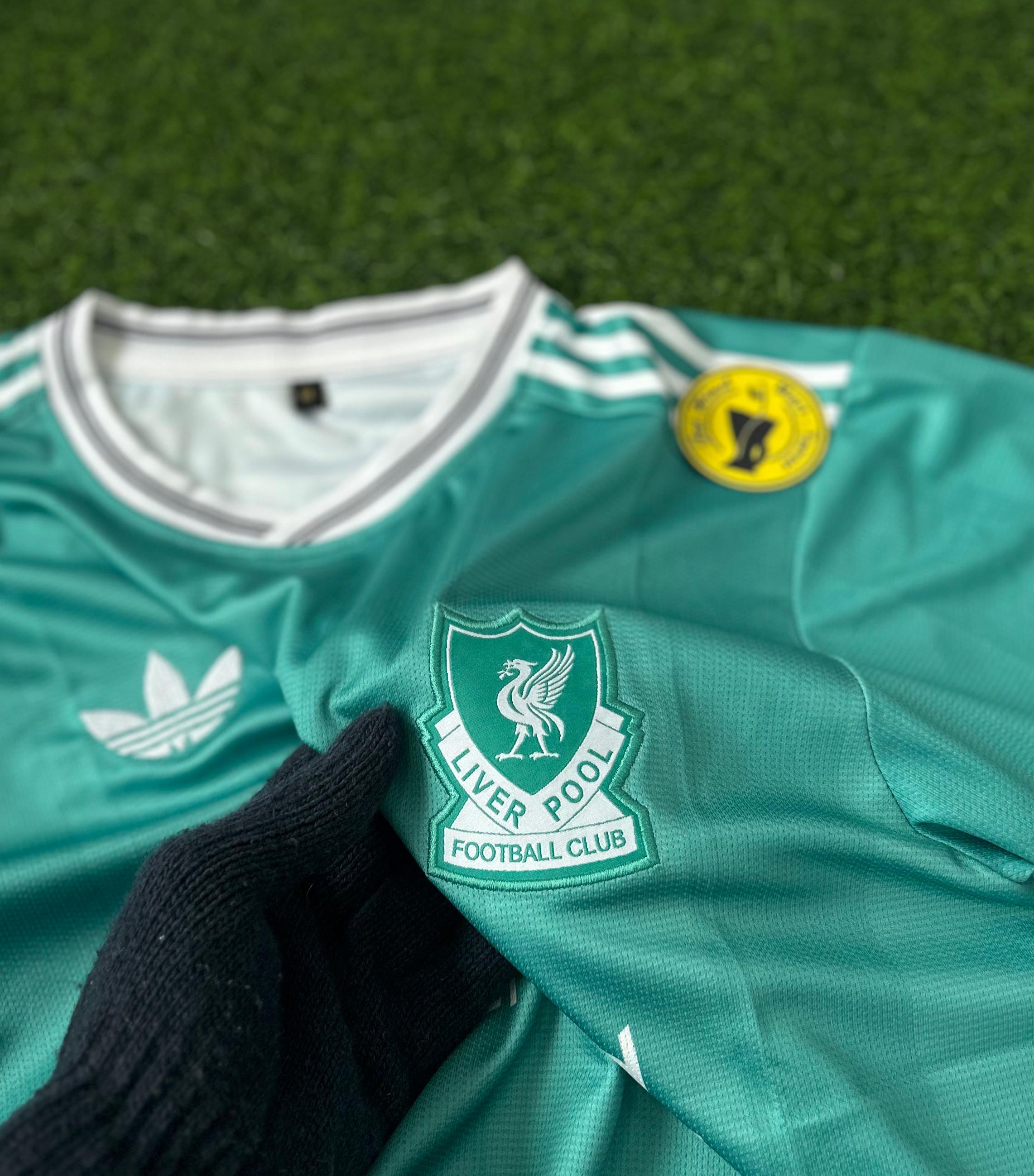 LIVERPOOL 2025-26 SEASON THIRD KIT. HALFSLEEVE EMBROIDERY