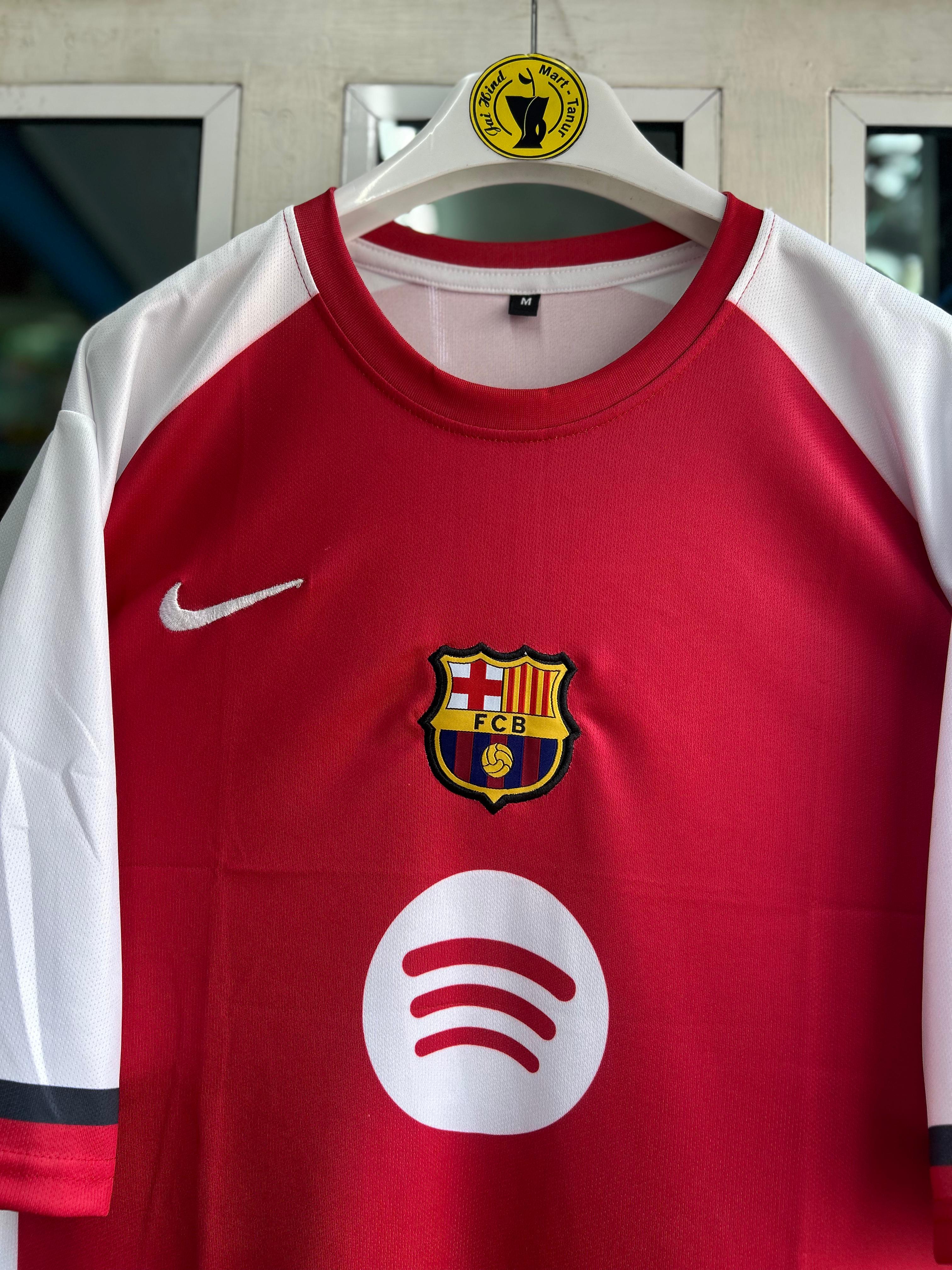 FC Barcelona Special Edition – Messi Five-Sleeve Embroidered Round Neck (Retro)
