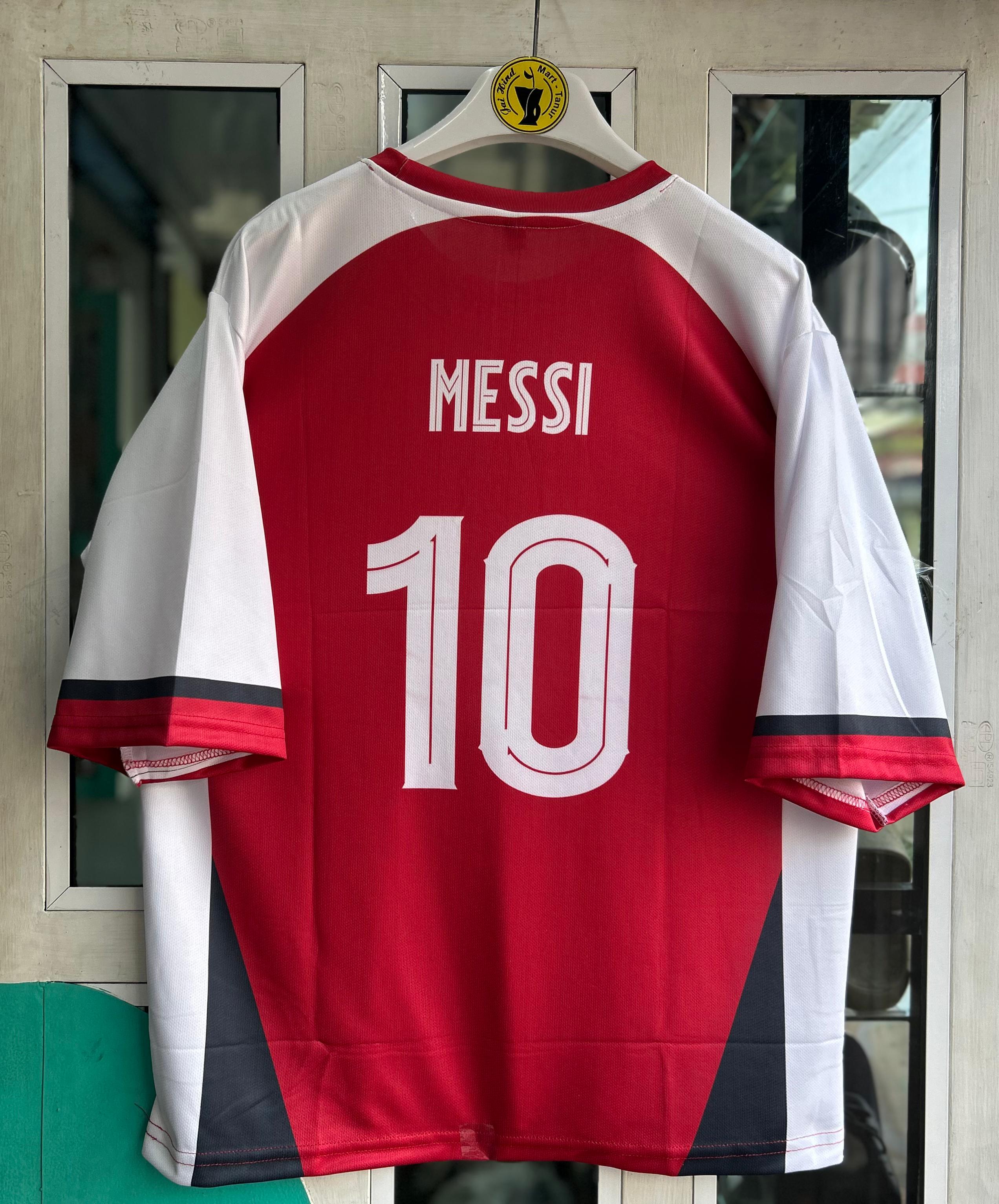 FC Barcelona Special Edition – Messi Five-Sleeve Embroidered Round Neck (Retro)