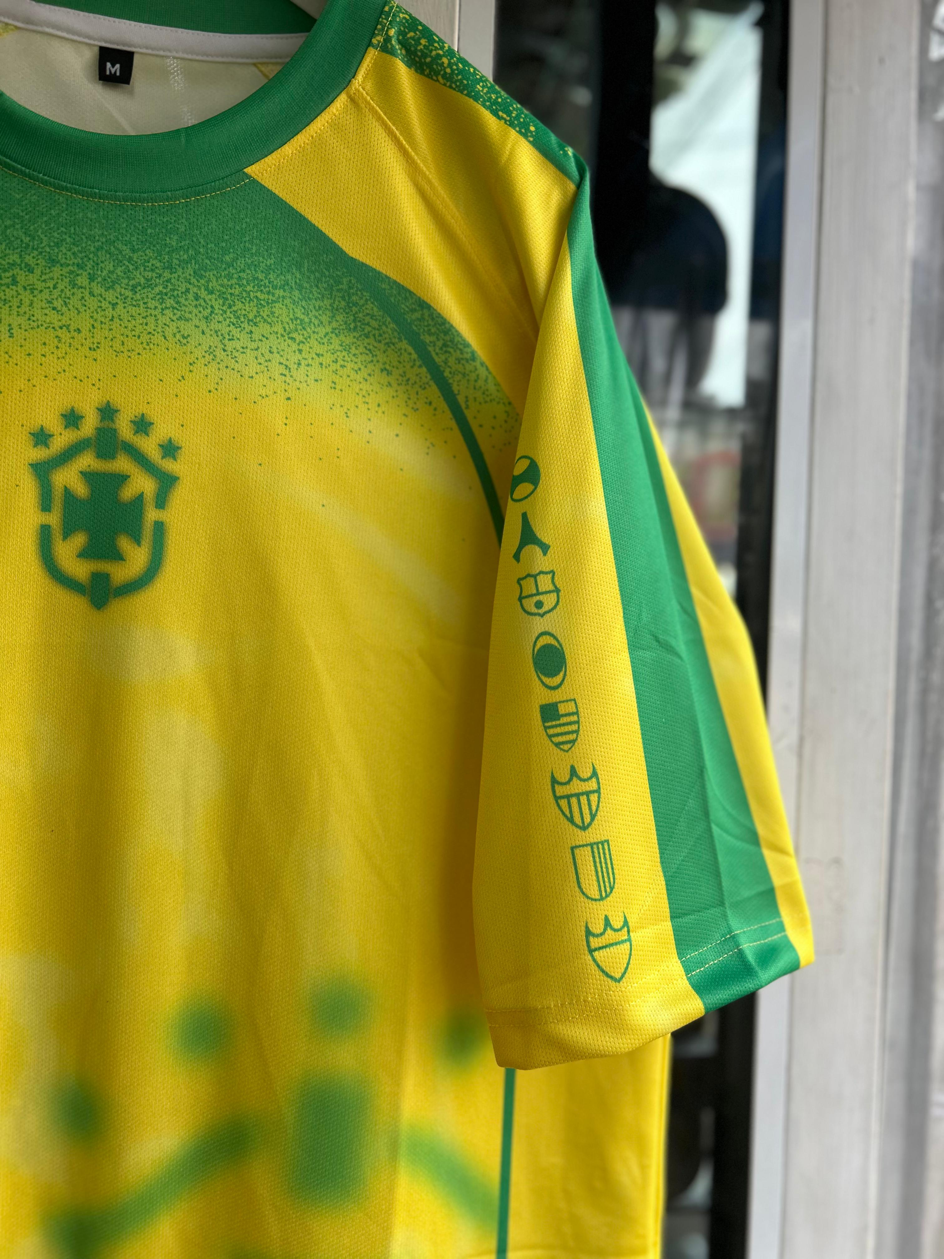 BRAZIL-RONALDINHO SPECIAL EDITION.FIVESLEEVE SUBLIMATION